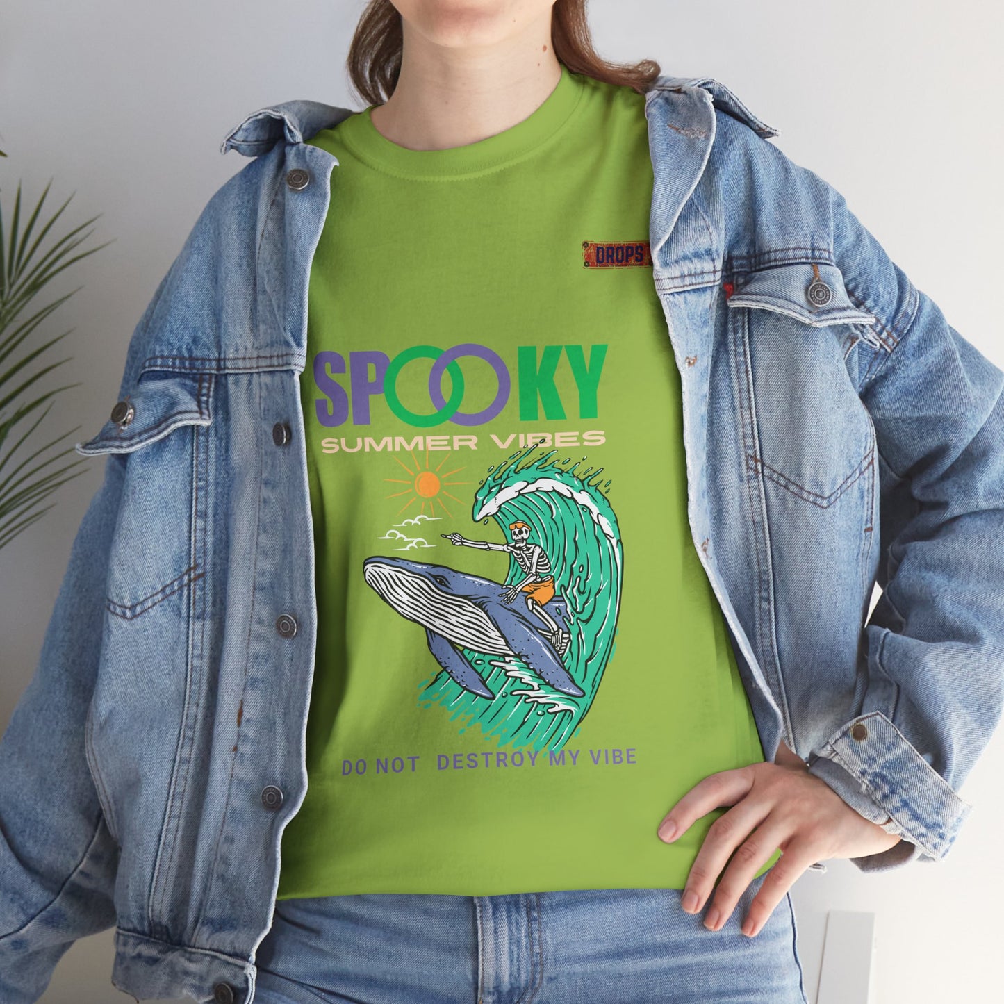 Unisex Heavy Cotton Tee_ Crafted from premium 100% cotton_ N2* Series UHCT PT2WV008_ Limited Edition Epitome of Comfort & Durability by WesternWaves: