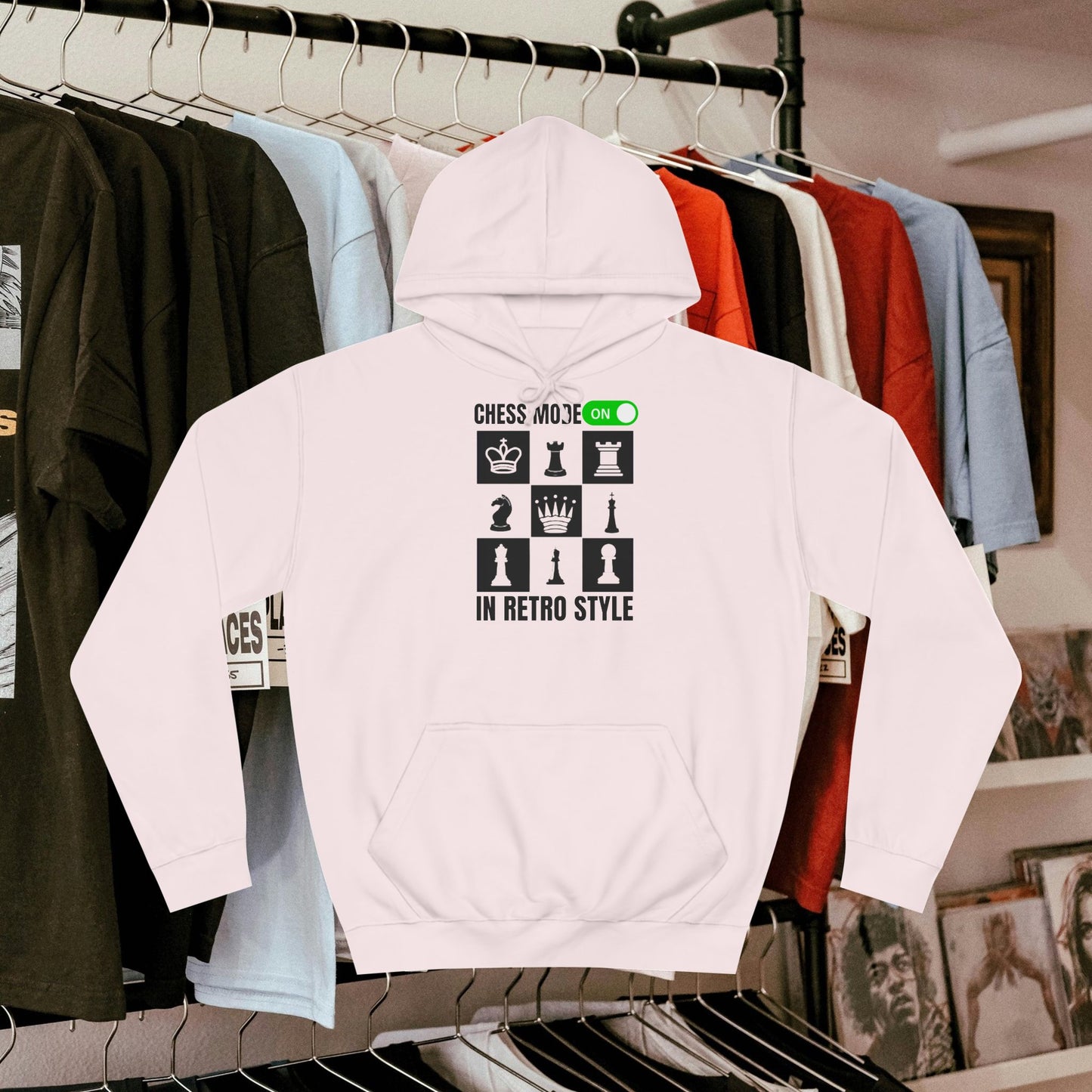 Unisex College Hoodie_ N3+ Series SCH PT2WW003_ Limited Edition Timeless Unisex Design by WesternWaves: