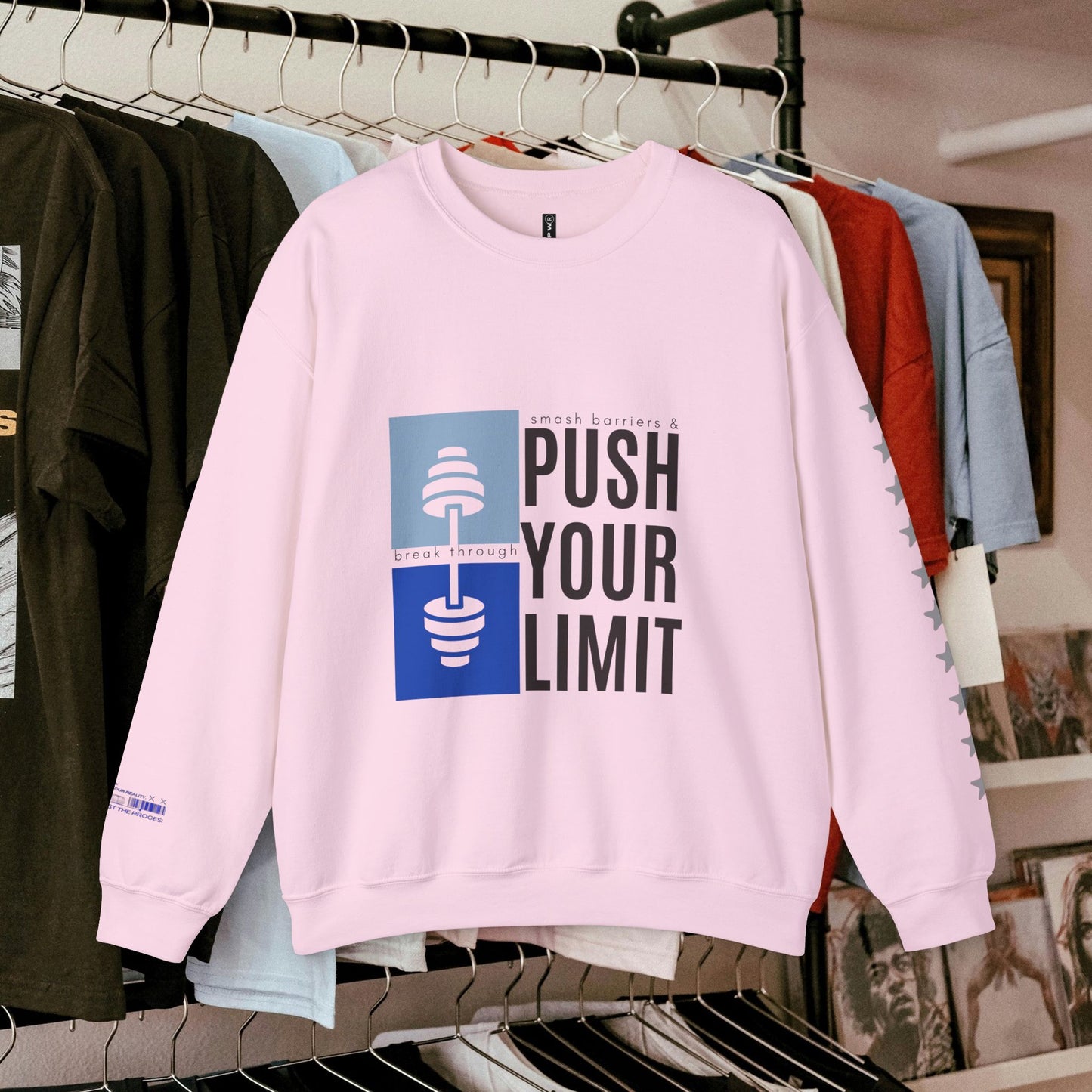 Unisex Heavy Blend™ Crewneck Sweatshirt_ N+ Series UHBCSS PT2WW027_ Limited Edition by WesternWaves: