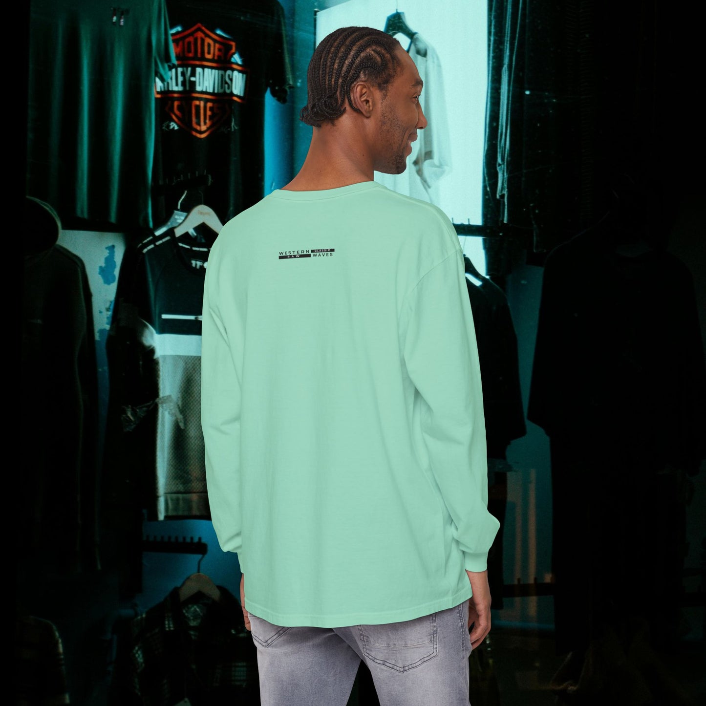 Unisex Long Sleeve T-Shirt_ N7 Series USLSTSHIRT PT2WW002_ Limited Edition Trendy Vibes by WesternWaves: