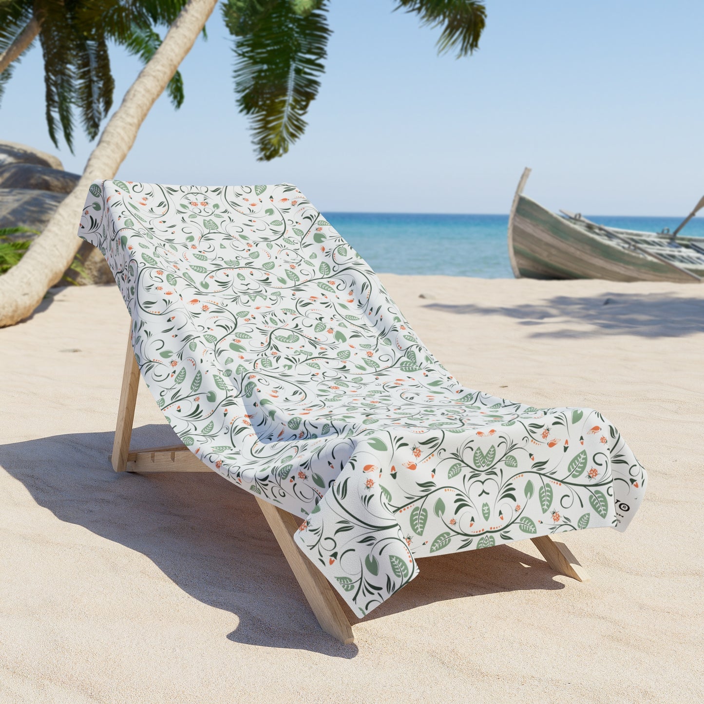 Beach Towel_ Luxurious Bliss by SPW_ N+ Series BTWL PT2WW 001_ Limited Edition by WesternWaves: