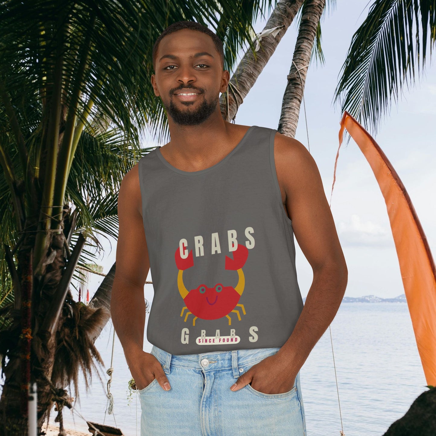 Unisex Garment-Dyed Tank Top_ N2+ Series USGDTT PT2WW012_ Limited Edition Comfort & Style by WesternWaves: