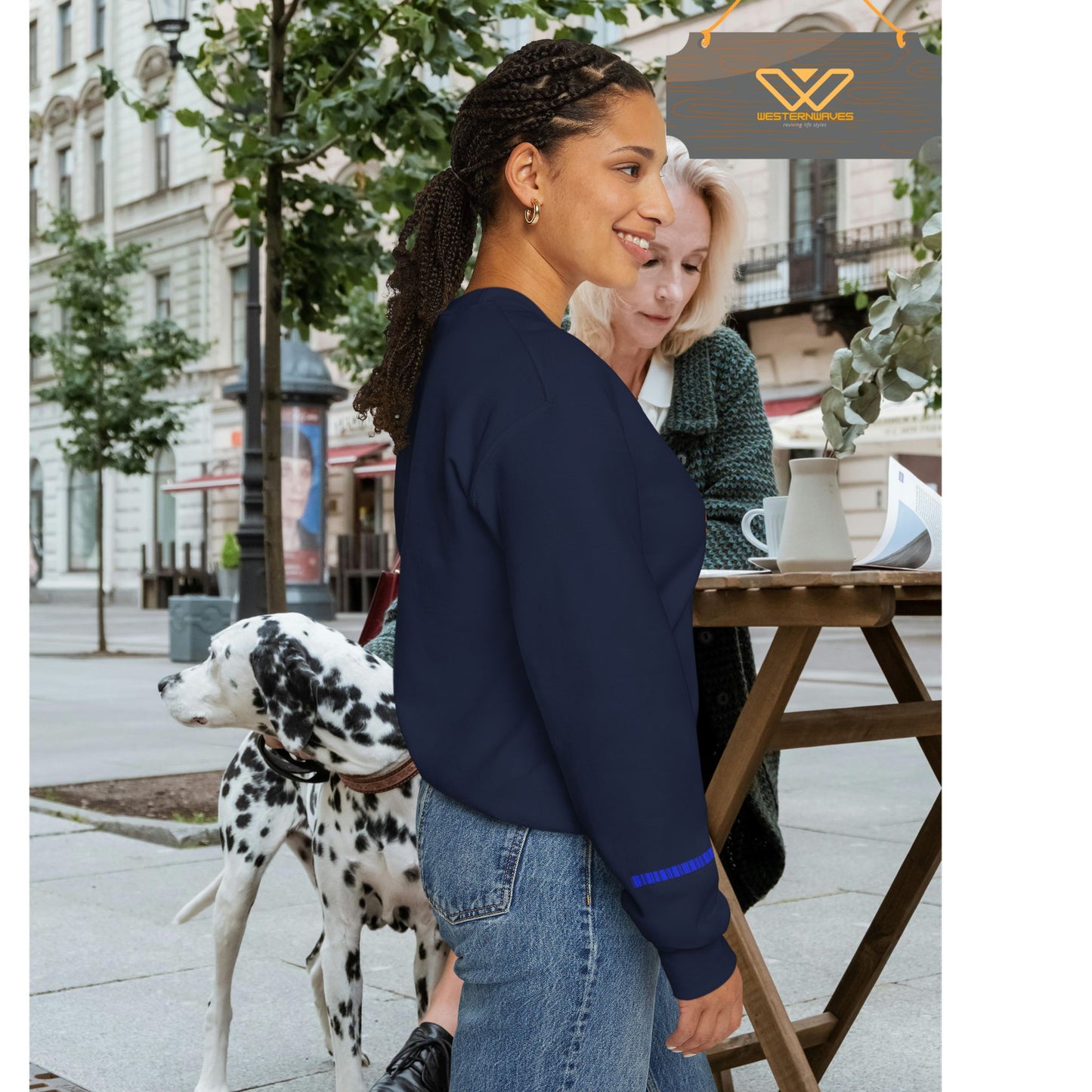 Unisex Heavy Blend™ Crewneck Sweatshirt_ N3+ Series UHBCSS PT2WW009_ Limited Edition Pure Luxury by WesternWaves: