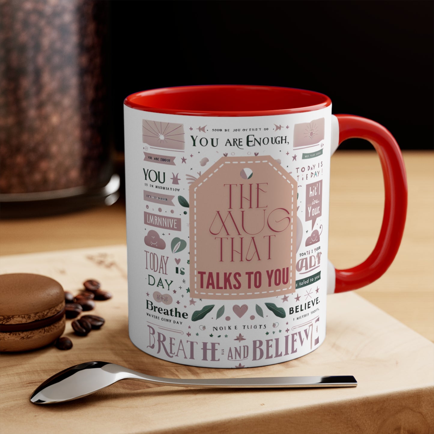 Accent Mug 11oz_ N8* Series AMUG PT2WW001_ LImited Edition School/Office Desktop Special by WesternWaves: