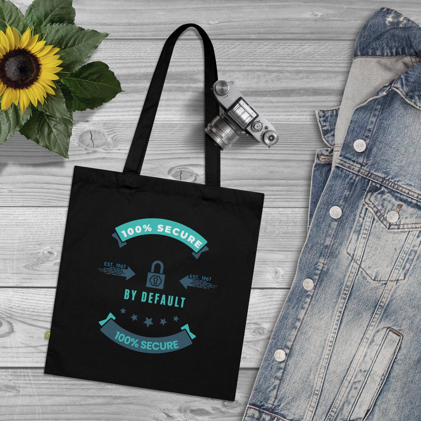 Organic Cotton Tote Bag _ N7+ Series OCTOTEBAGS PT2WW001_ Limited Edition by WesternWaves: