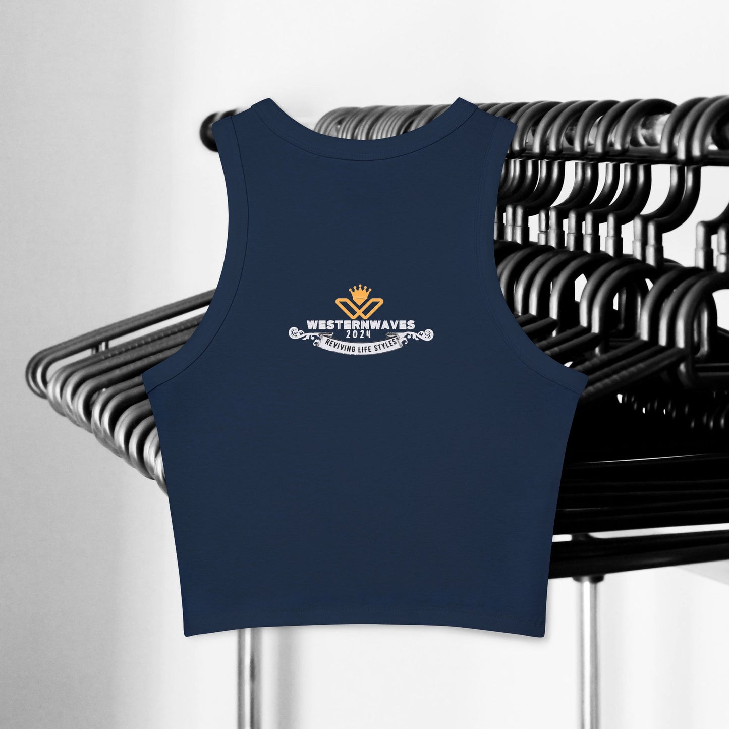 Women's Micro Rib Racer Tank Top_ N2+ Series WMRRT PT2WW005_ Limited Edition Style & Comfort by WesternWaves: