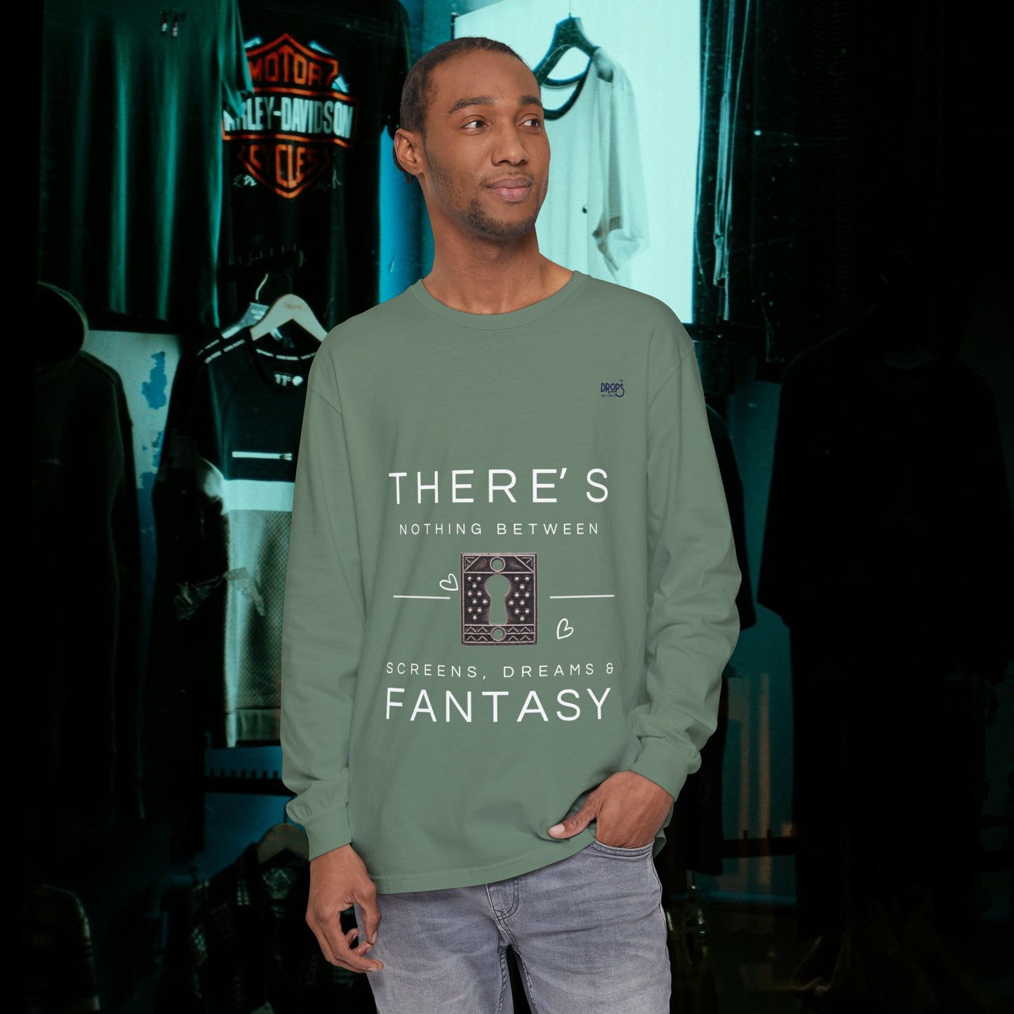 Unisex Long Sleeve T-Shirt_ N7+ Series USLSTSHIRT PT2WW001_ Limited Edition Trendy Vibes by WesternWaves:
