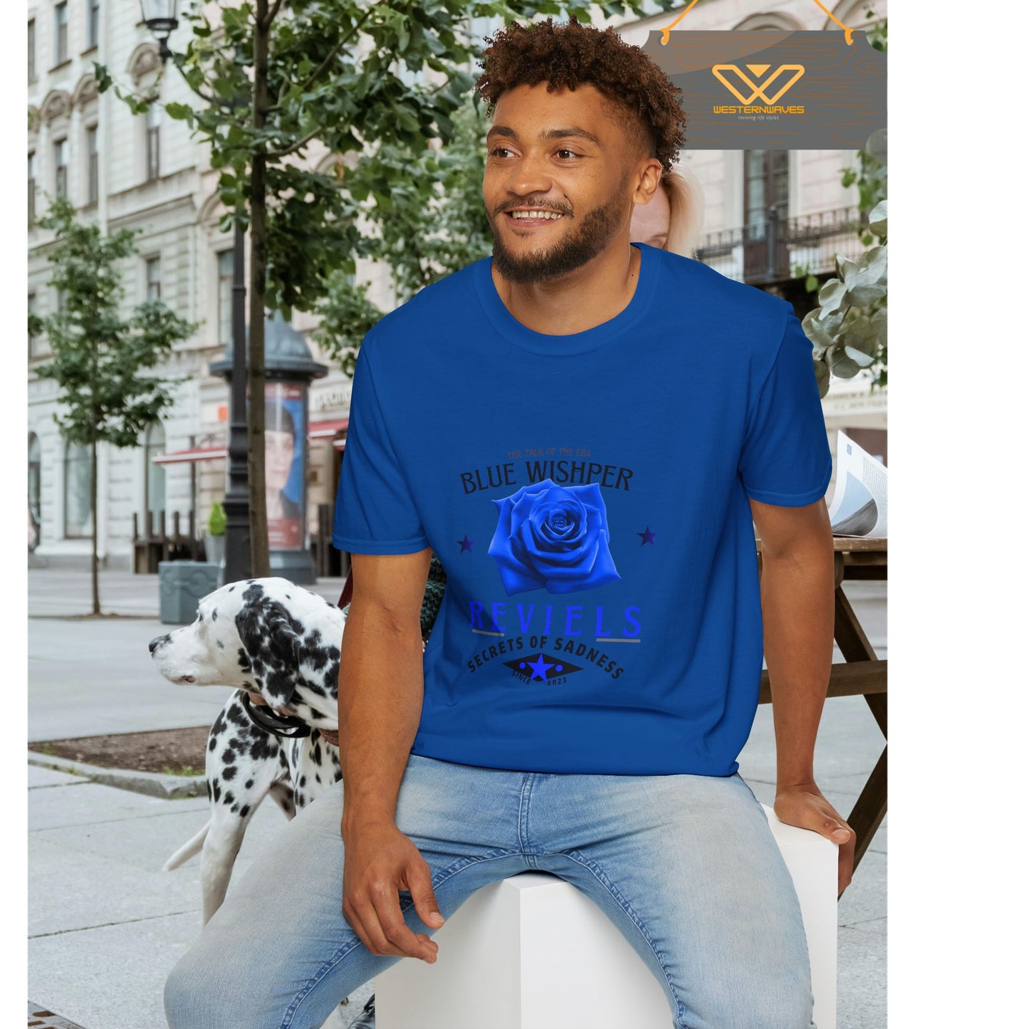 Unisex Softstyle T-Shirt_ N3+ Series USSTS FT2WW005_ Limited Edition Redefines & Relaxation by WesternWaves: