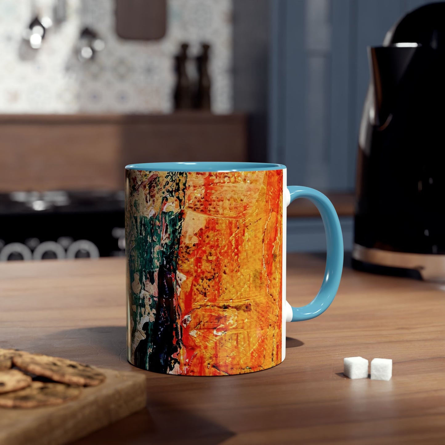 Two-Tone Coffee Mugs, 11oz_ N2+ Series TTCM11OZ PT2WW001_ Limited Edition by SPW of WesternWaves:
