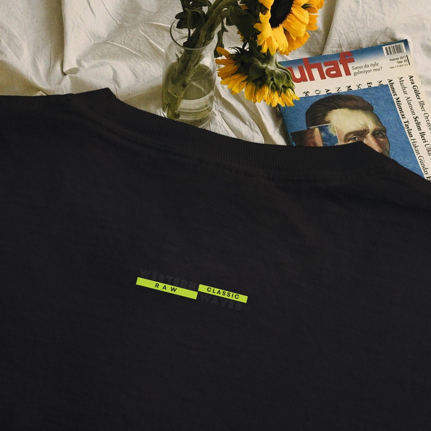 Unisex Garment-Dyed Pocket T-Shirt_ N3+ Series USGDPTS PT2WW001_ Limited Edition Raw Classic by WesternWaves: