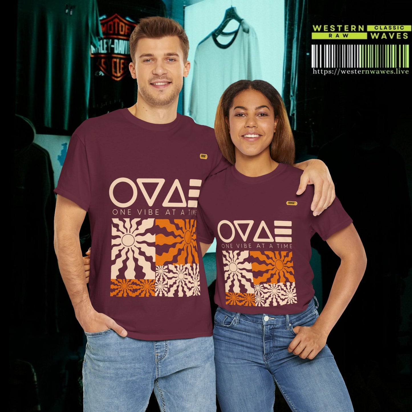 Unisex Heavy Cotton Tee_ Series N7* USHCTEE PT2WW003_ Limited Edition Heavy Cotton Tee by WesternWaves: