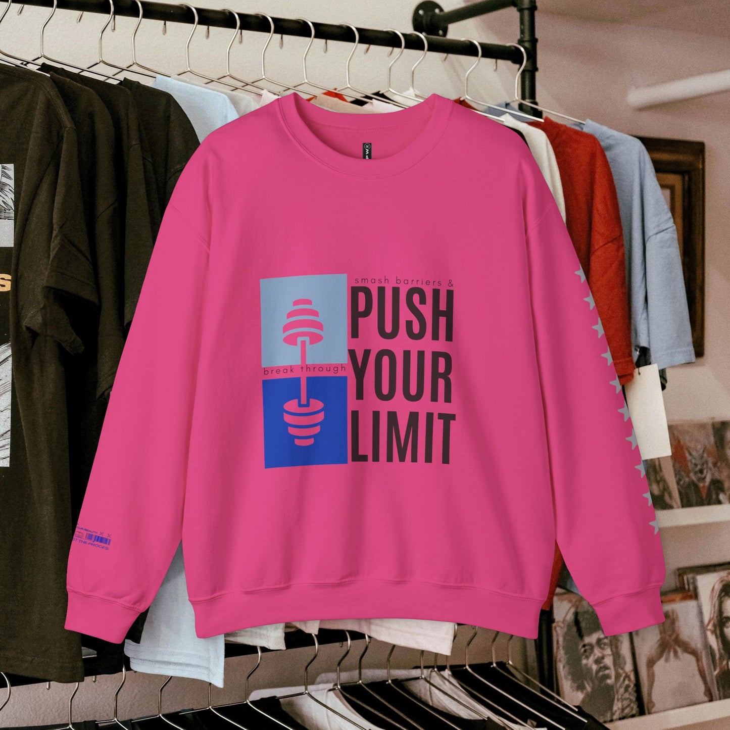 Unisex Heavy Blend™ Crewneck Sweatshirt_ N+ Series UHBCSS PT2WW027_ Limited Edition by WesternWaves: