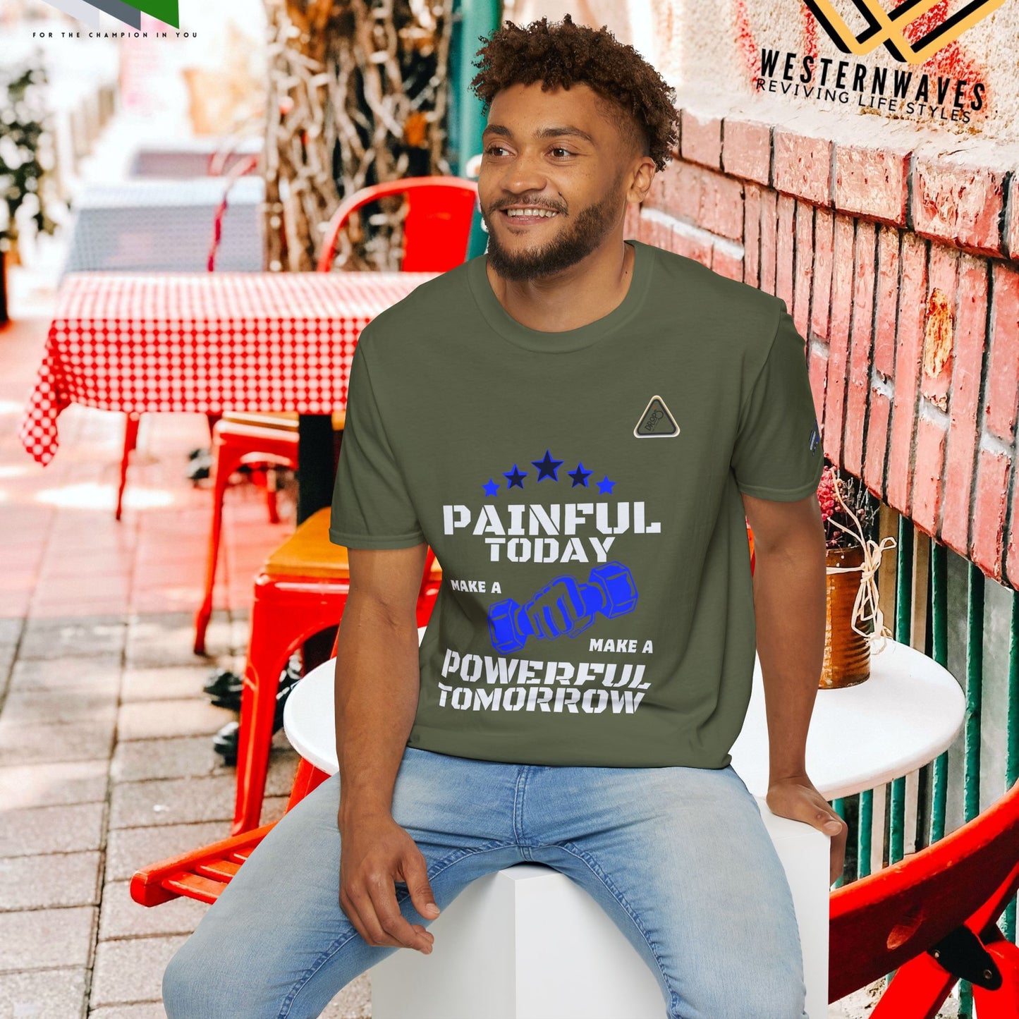 Unisex Softstyle T-Shirt_ N2+ Series SPW USSTS FT2WW008_ Redefine Relaxation Limited Edition by WesternWaves: