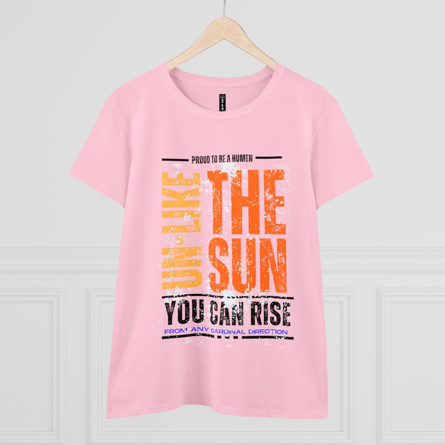 Women's Midweight Cotton Tee_ Essential Comfort_ N2+ Series SSTS PT2WW005_ Limited Edition Perfect Blend of Comfort by WesternWaves: