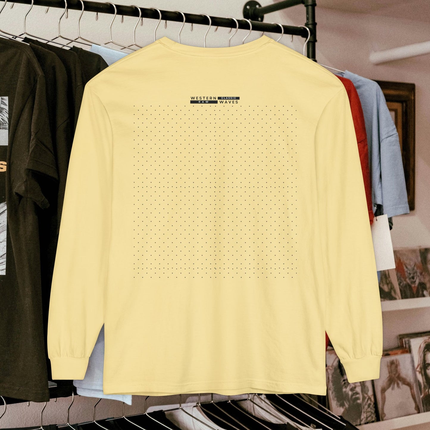 Unisex Long Sleeve T-Shirt_ N7+ Series USLSTSHIRT PT2WW001_ Limited Edition Trendy Vibes by WesternWaves: