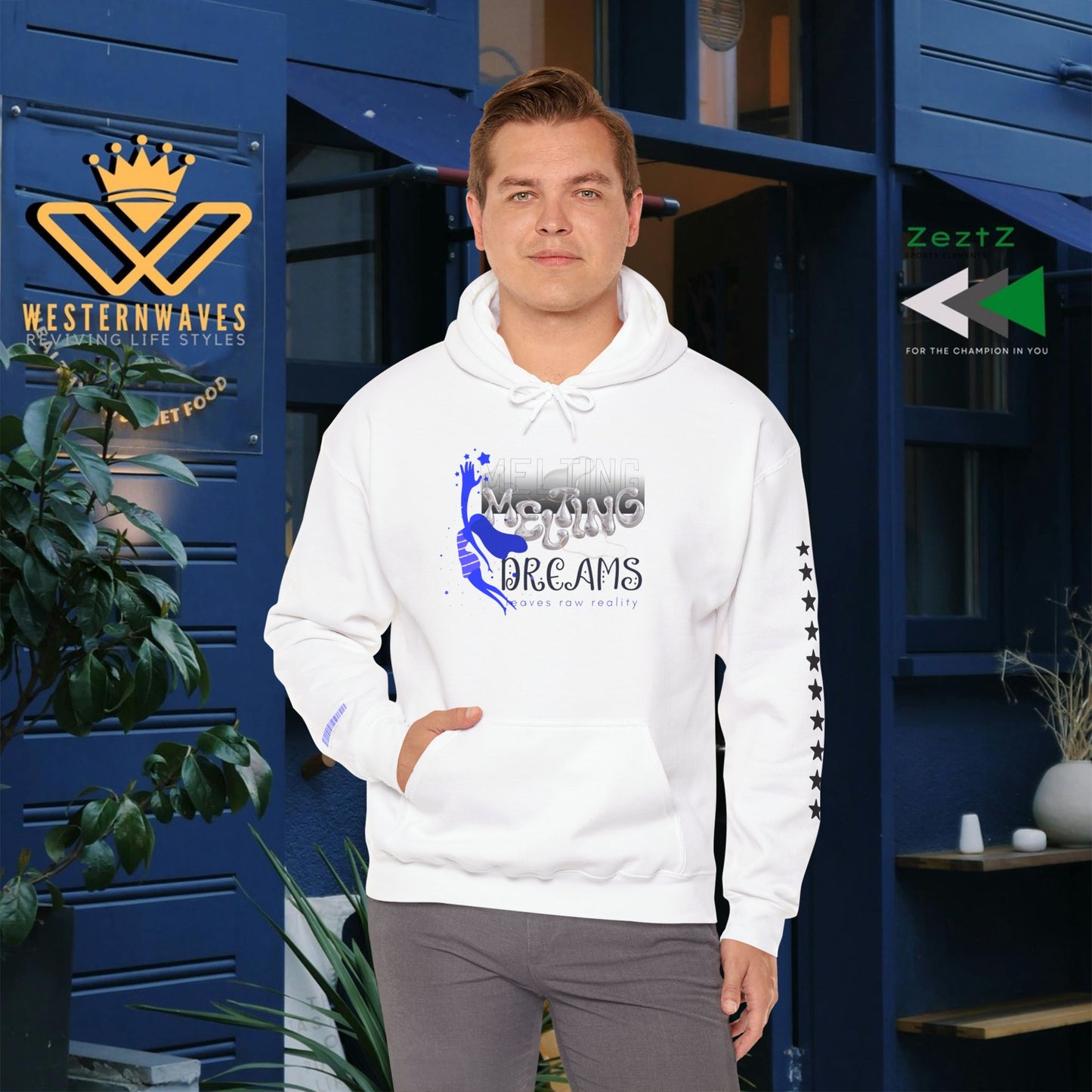 Unisex Heavy Blend™ Hooded Sweatshirt_ N3+ Series USHBHSS PT2WW006_ Limited Edition Pinnacle of Comfort & Style by WesternWaves: