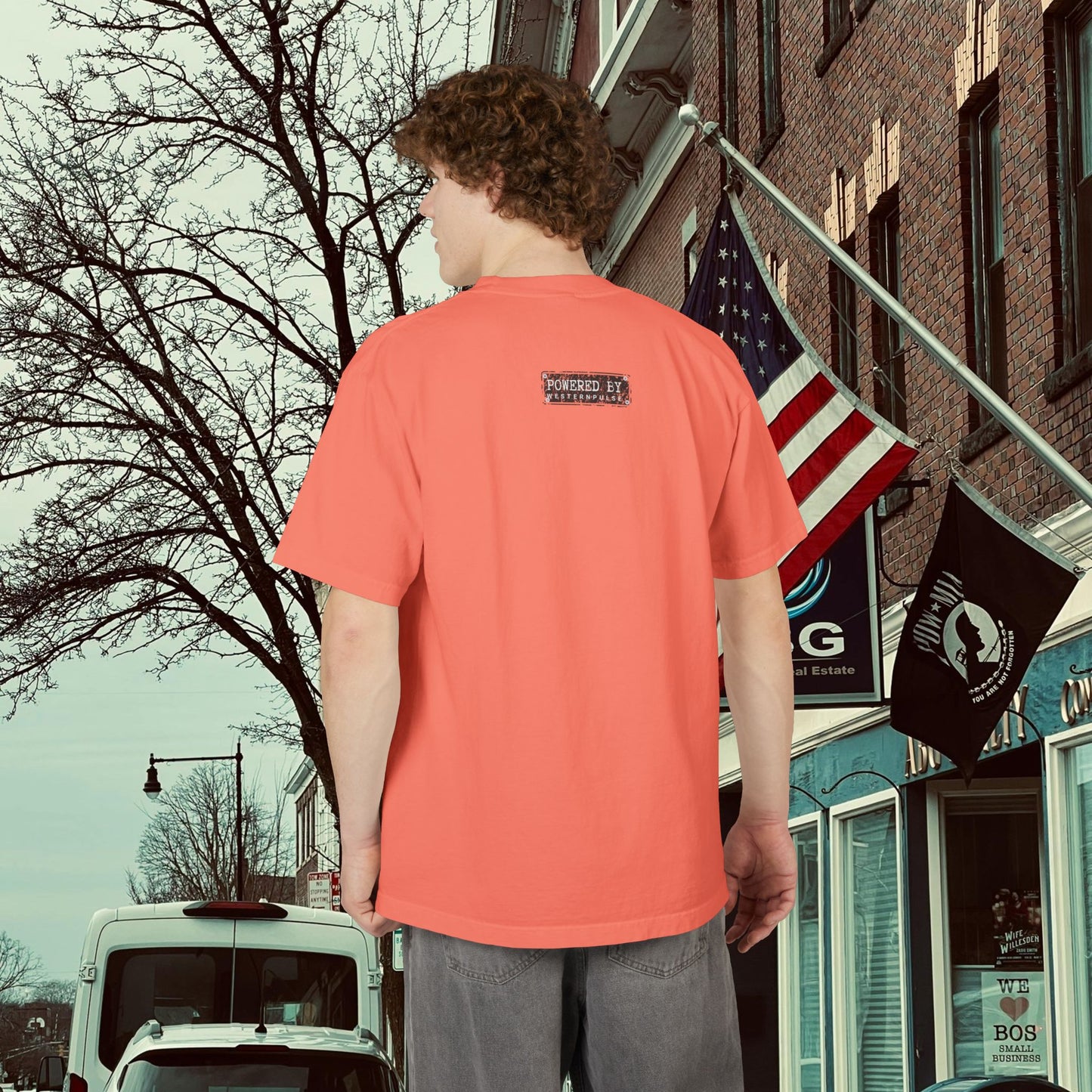 Unisex Garment-Dyed Drop-Shoulder T-Shirt_ 06 jULY 2025_ Limited Edition Tee for Outdoor Fun by WesternPulse: