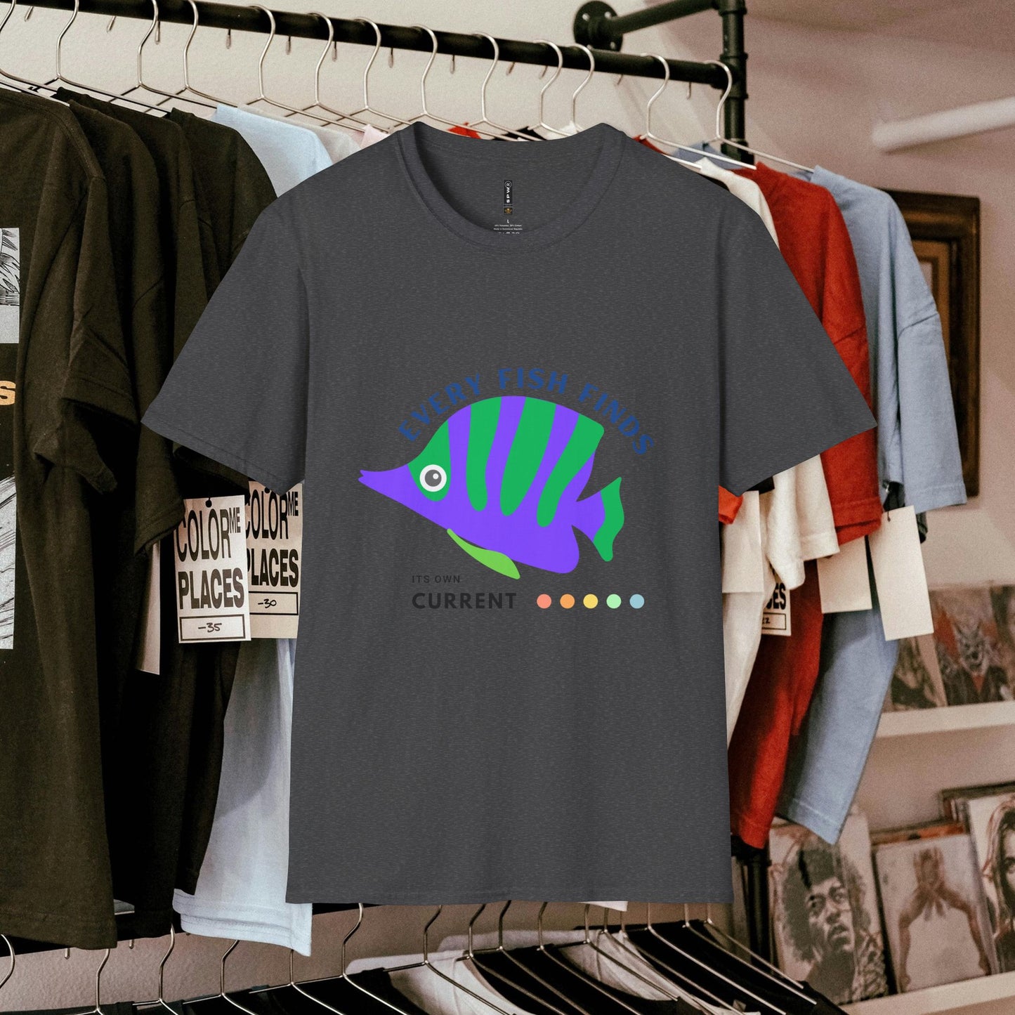 Unisex Softstyle T-Shirt_ N+ Series USSTS FT2WW009_ Limited Edition by WesternWaves: