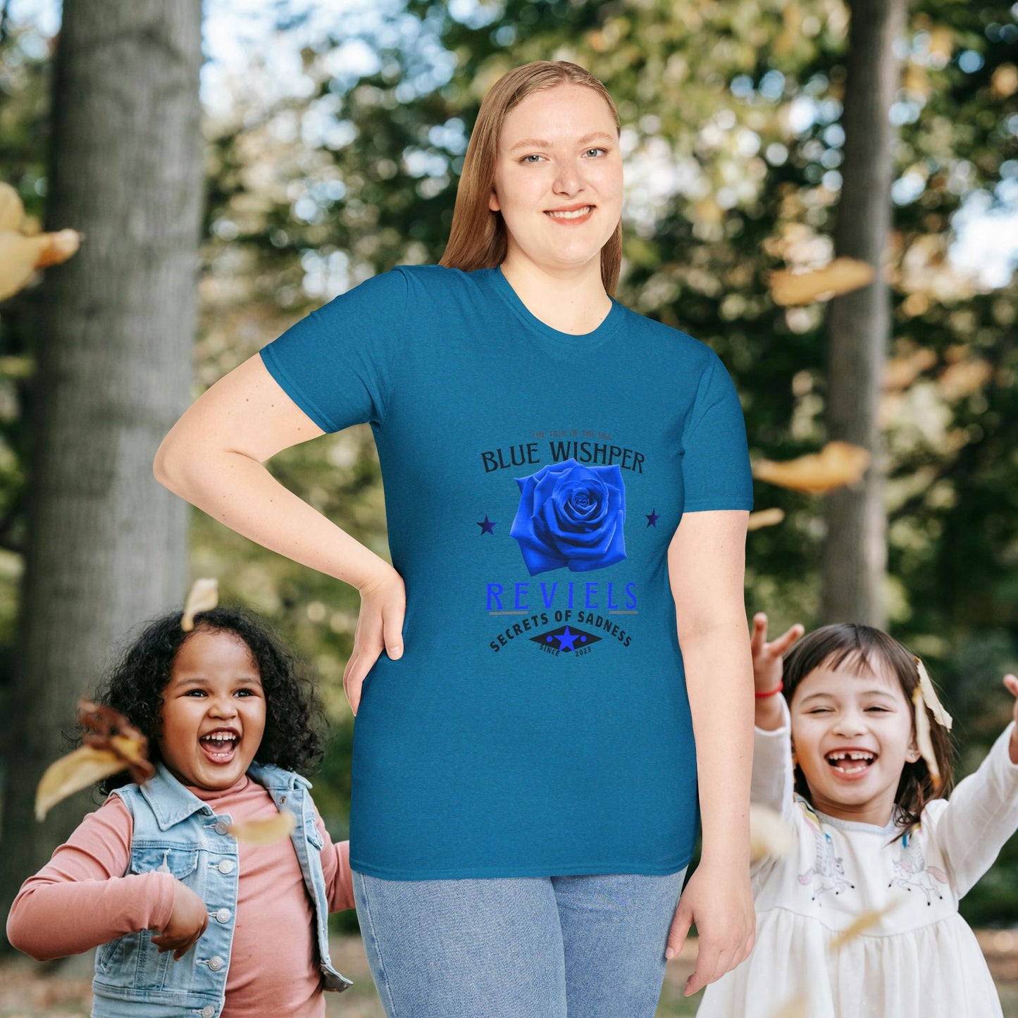 Unisex Softstyle T-Shirt_ N3+ Series USSTS FT2WW005_ Limited Edition Redefines & Relaxation by WesternWaves: