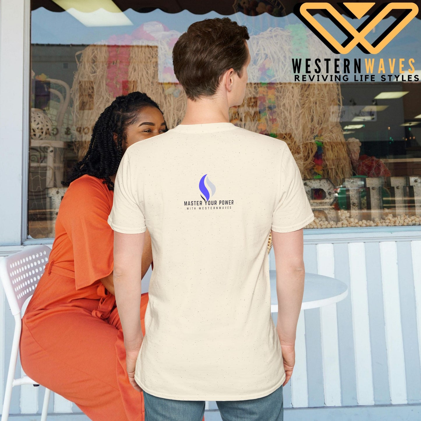 Unisex Softstyle T-Shirt_ N2+ Series USSTS FT2WW003_ Redefines Relaxation Limited Edition by WesternWaves: