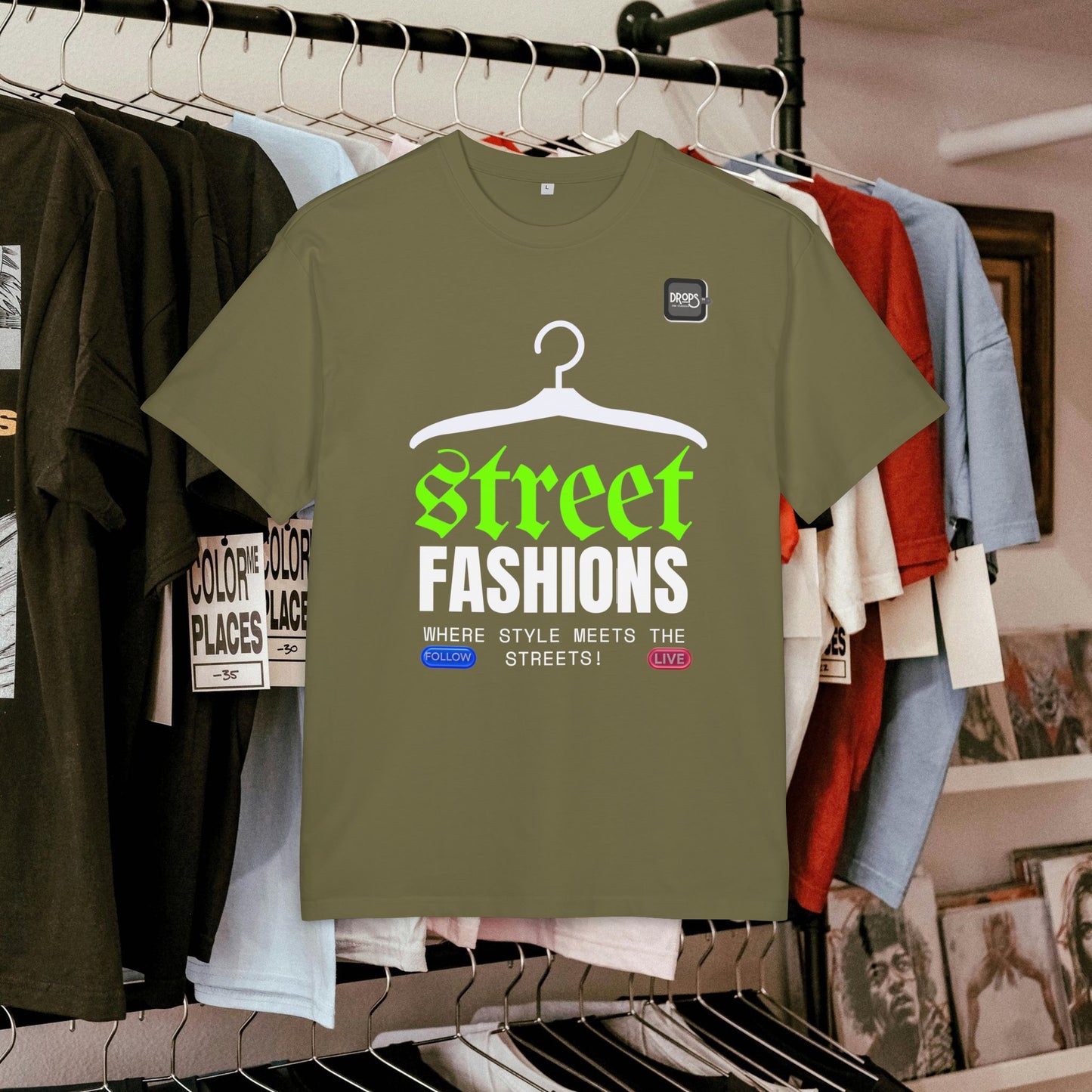 Unisex Oversized Tee_ N6+ Series USOSTEE PT2WW003_ Limited Edition by WesternWaves: