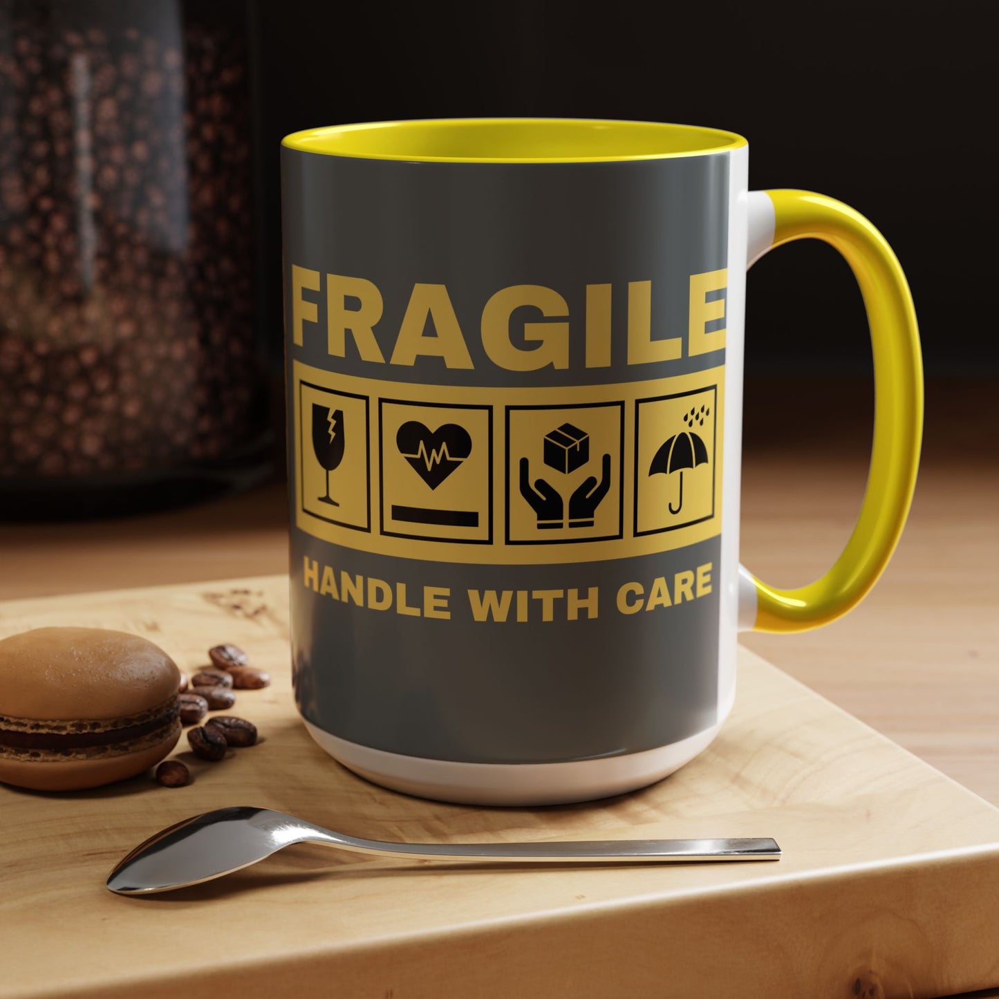 Accent Coffee Mug 11, 15oz_ N3+ Series ACM11OZ PT2WW017_ Limited Edition Perfect Blend of Style by WesternWaves: