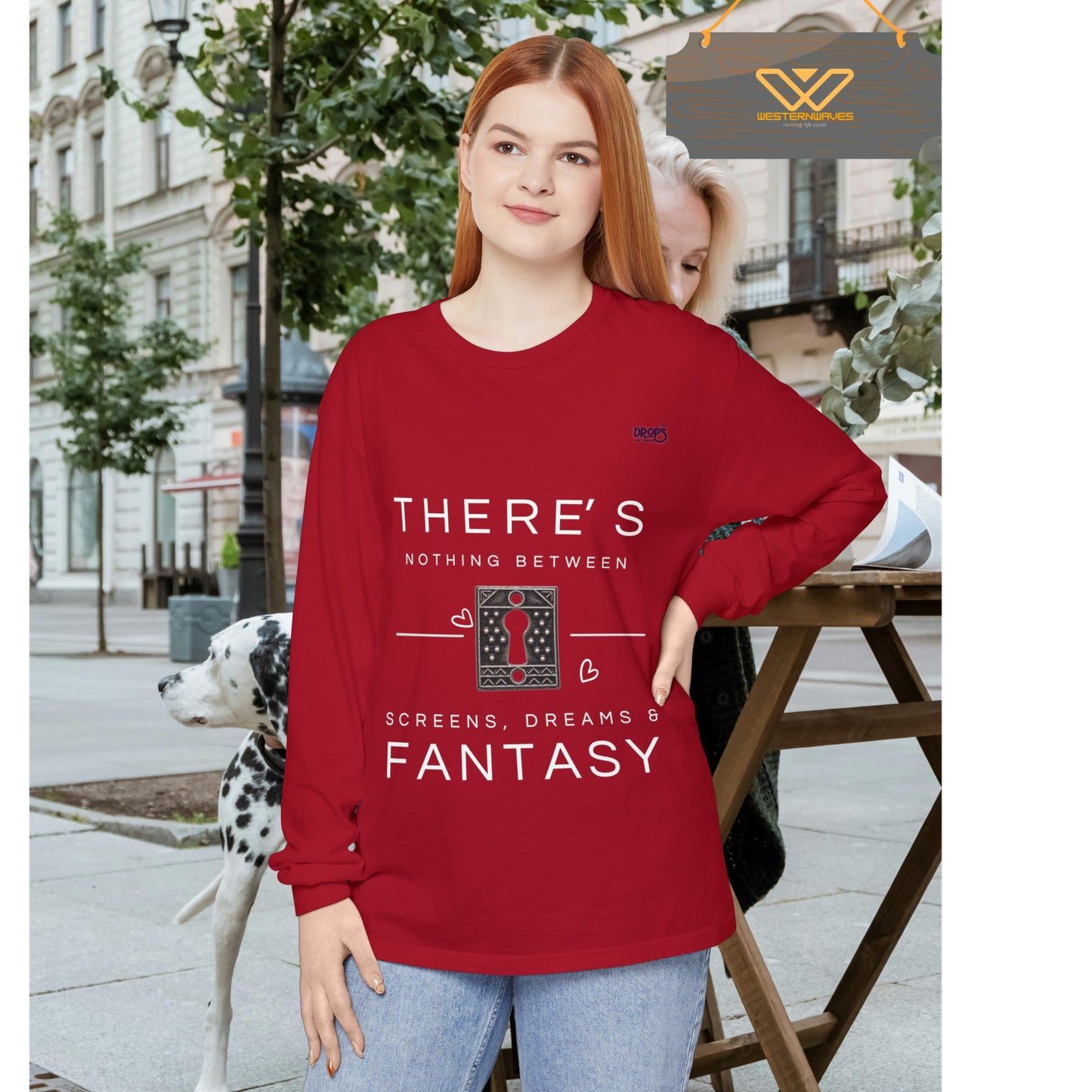 Unisex Long Sleeve T-Shirt_ N7+ Series USLSTSHIRT PT2WW001_ Limited Edition Trendy Vibes by WesternWaves: