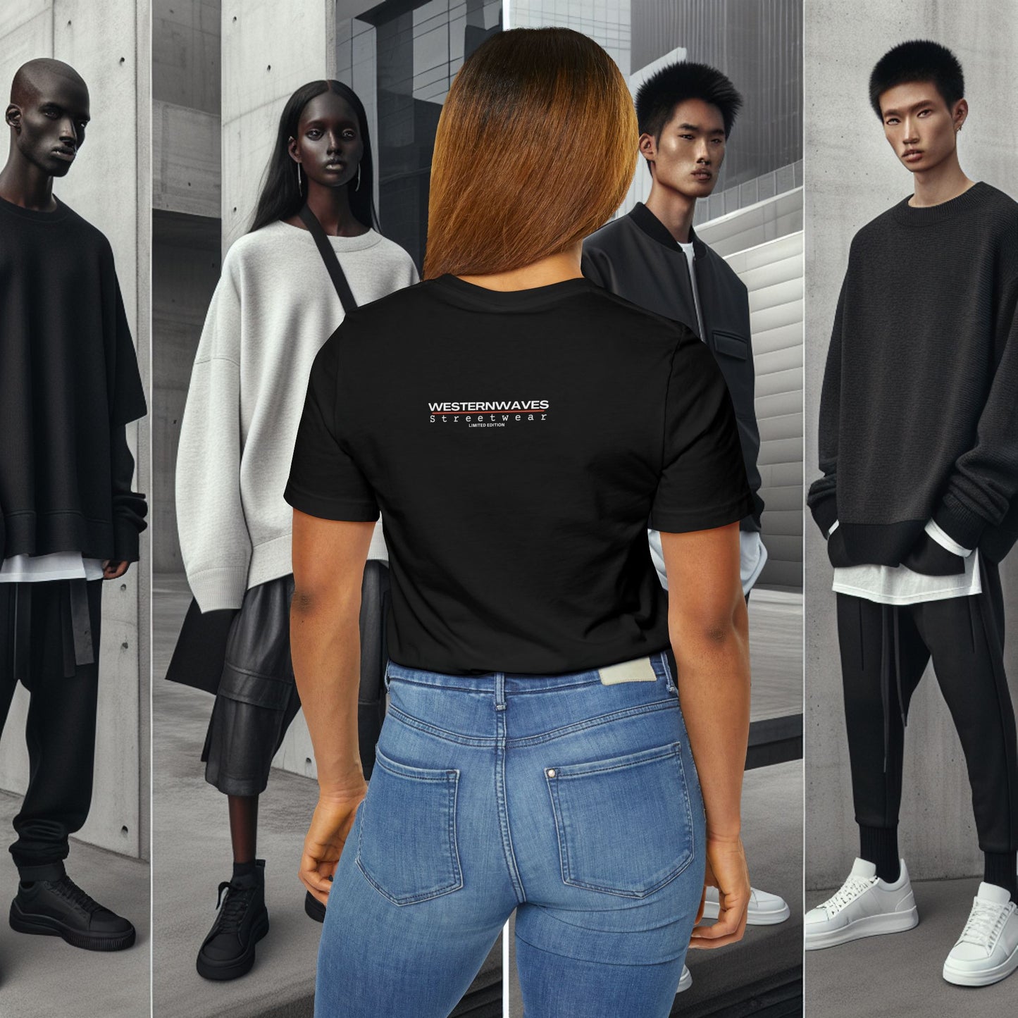 Casual Tee_ Series UWD 070_ Limited Edition Casual Streetwear Tee by WesternWaves: