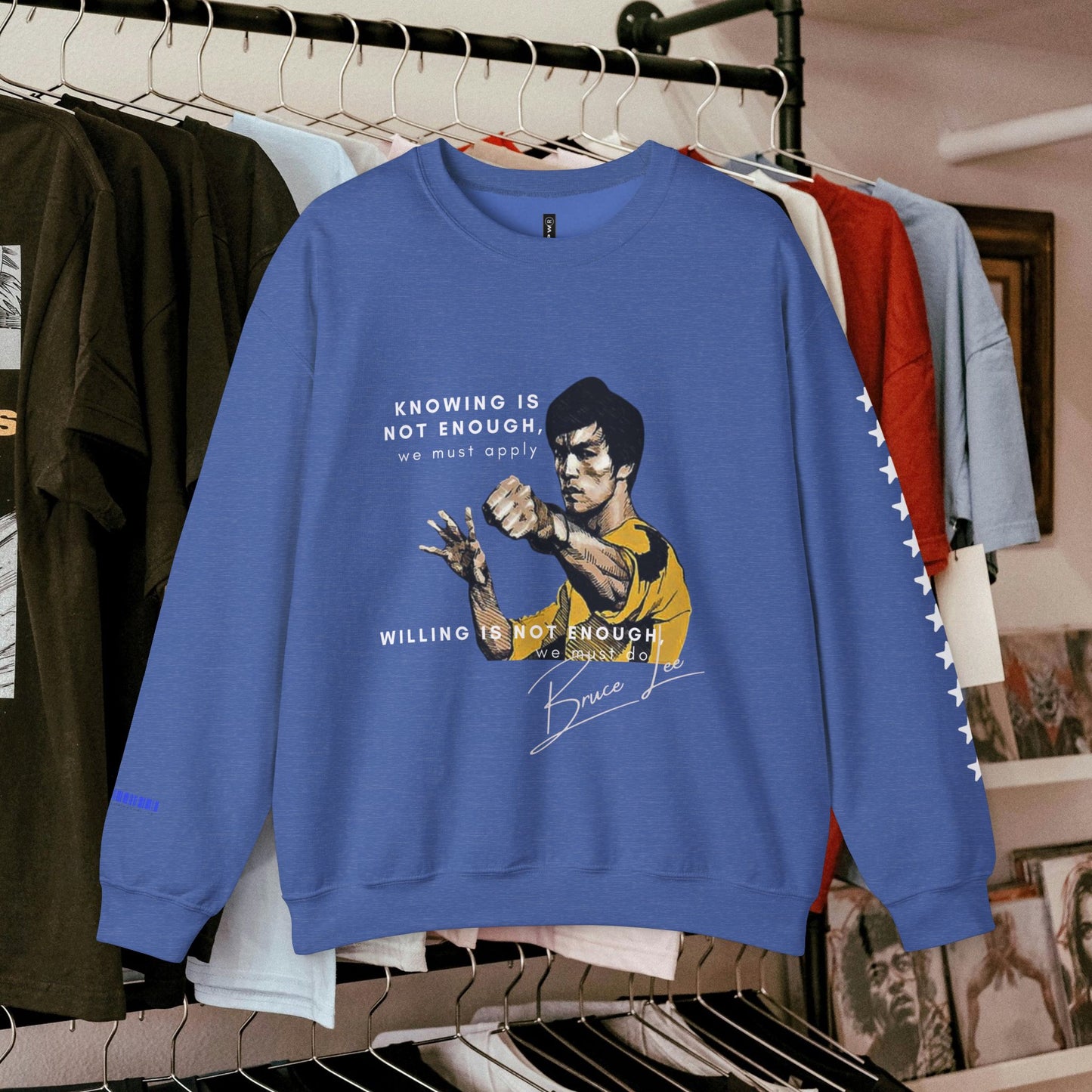 Unisex Heavy Blend™ Crewneck Sweatshirt_ N2+ Sports Series UHBCSS PT2WW009_ Limited Edition ‘Zeztz’ Brand Sports Elements by WesternWaves: