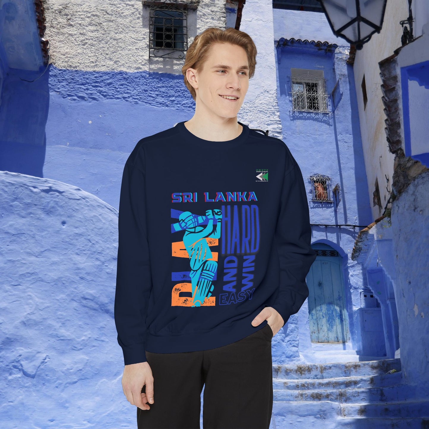 Unisex Garment-Dyed Sweatshirt_ N2 Series USGDSS PT2WW001_ Limited Edition Masterpiece of ‘ZeztZ’ Sports Brand Luxury & Casual Comfort by WesternWaves: