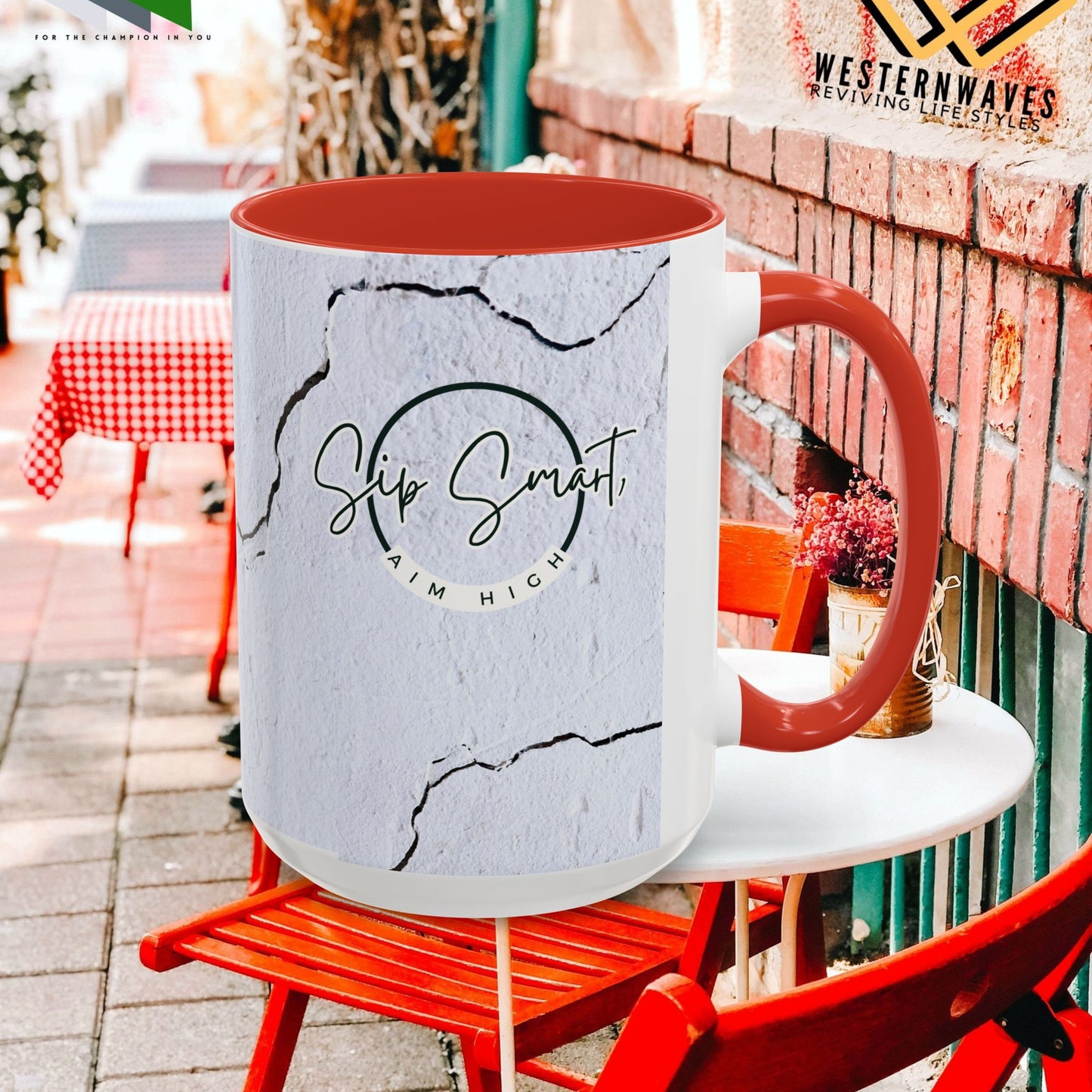 Black Mug (11oz, 15oz) _Back to School Series_ CBM PT2WW004_ Limited Edition Statement Piece by WesternWaves:
