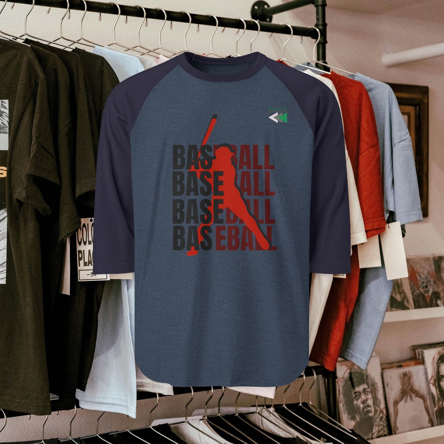 Unisex Baseball Tournament Raglan Shirt_ Series N8+ USBBTRS PT2WWW001_ Limited Edition Vintage Sports Tee by WesternWaves: