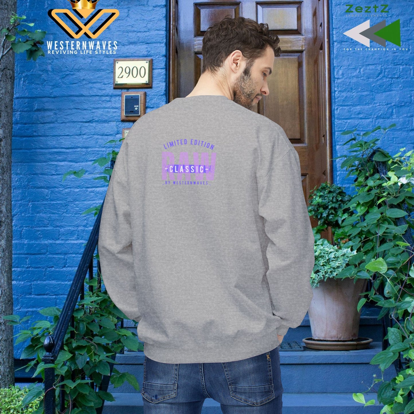 Softstyle Fleece Sweatshirt - N3+ Series SSFSS PT2WW001_ Limited Edition Cozy, Eco-Friendly, Unisex product by WesternWaves: