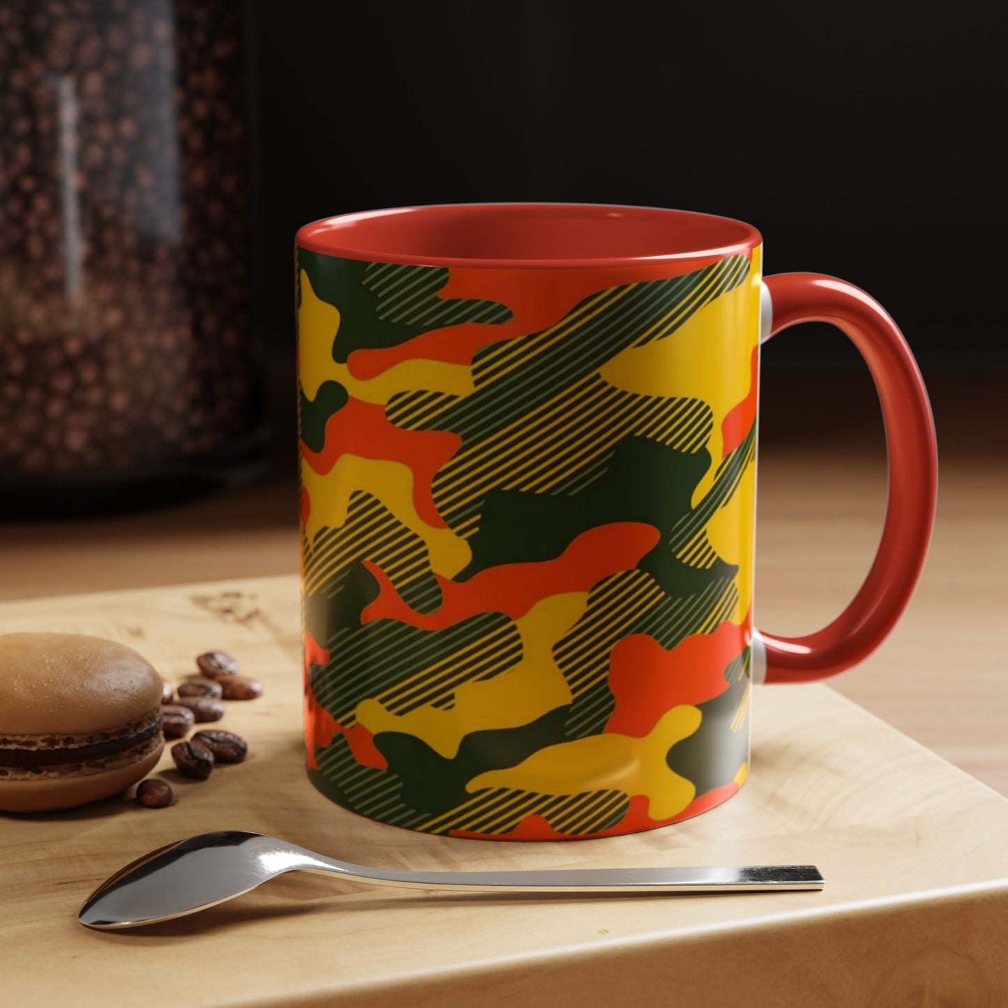 Accent Coffee Mug 11oz, 15 oz_ N2 Series ACM11OZ PT2WW001_ Vibrant Limited Edition Design by WesternWawes