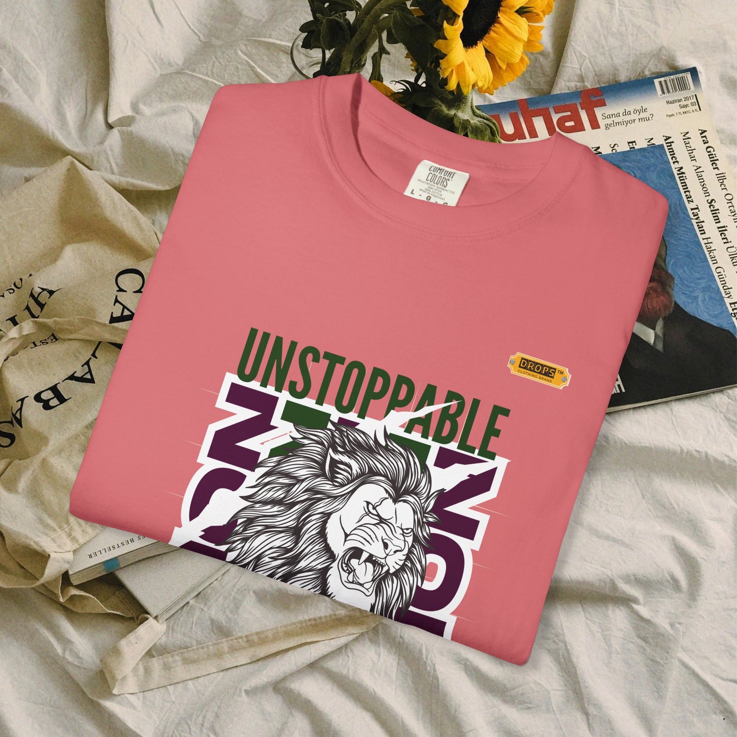 Unisex Garment-Dyed T-Shirt_ 26 June 2025_ Limited Edition Strength in Diversity by WesternWaves: