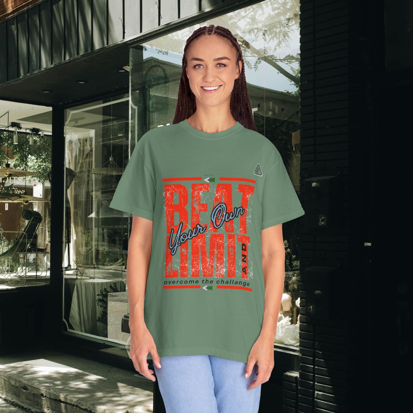 Unisex Garment-Dyed T-shirt_ N2 Series USGDTS PT2WW002_ Comfort Colors 1717_ WesternWaves Limited Edition: