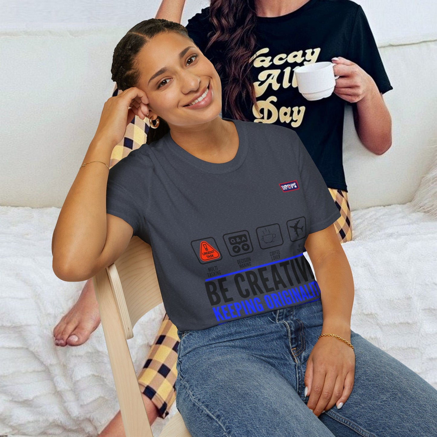 Unisex Softstyle T-Shirt_ N2+ Series USSTS FT2WW007_ Redefine Relaxation Limited Edition by WesternWaves: