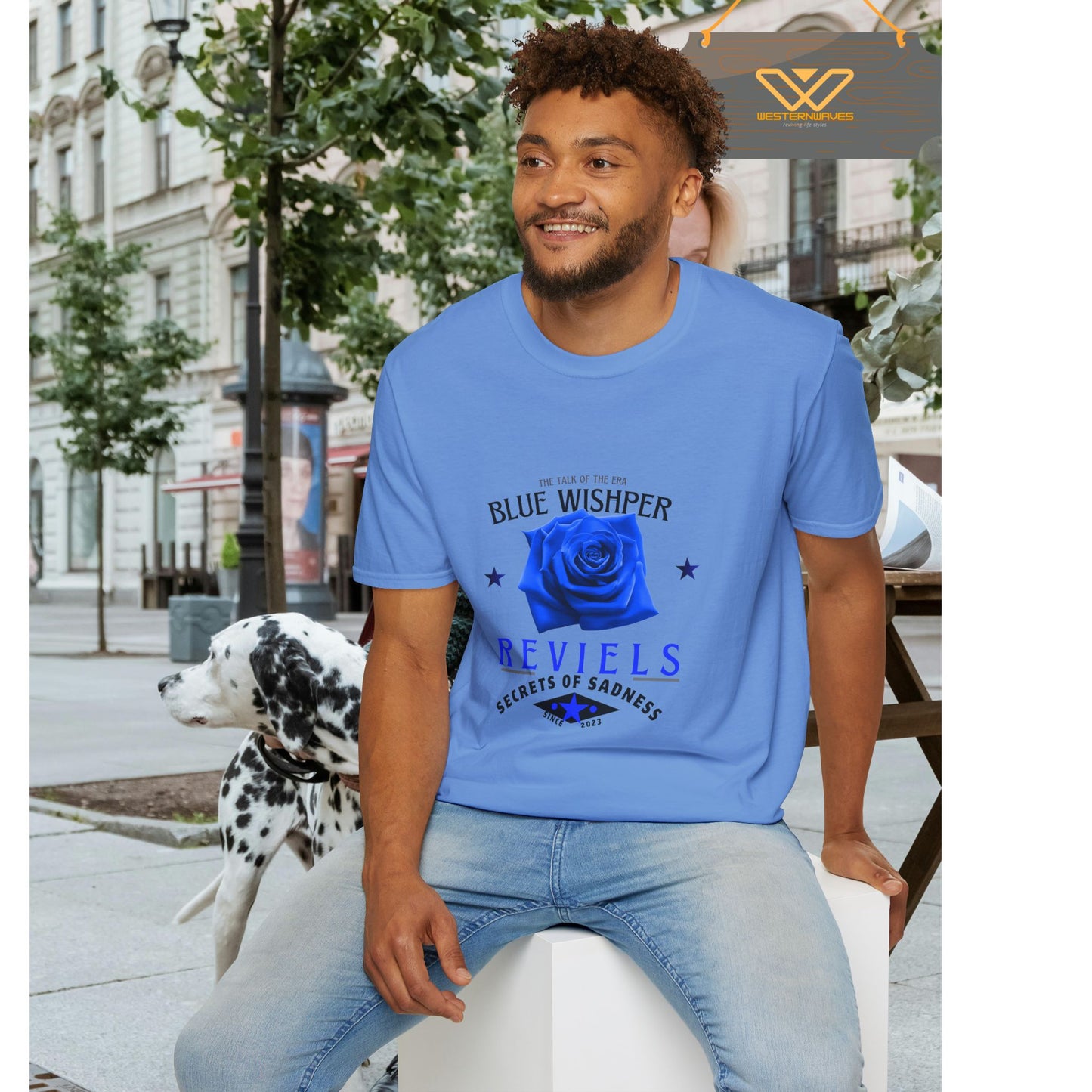Unisex Softstyle T-Shirt_ N3+ Series USSTS FT2WW005_ Limited Edition Redefines & Relaxation by WesternWaves:
