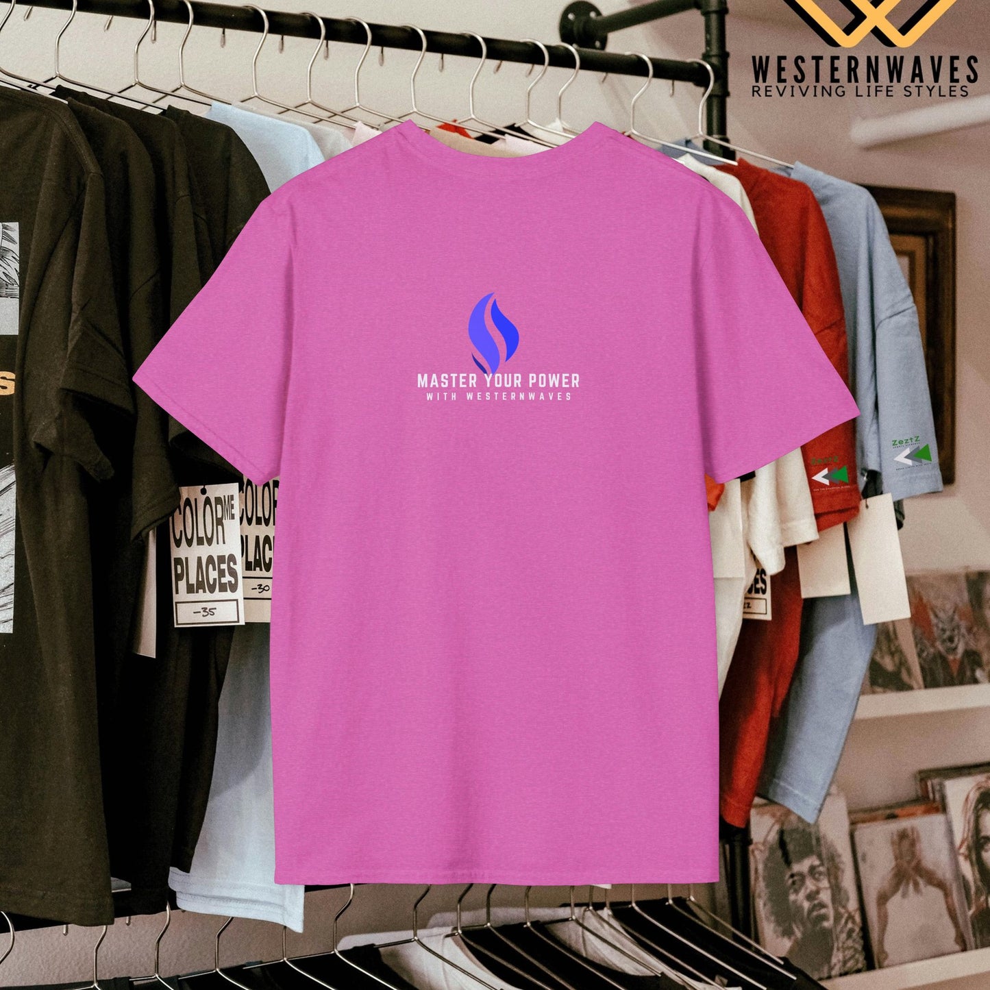 Unisex Softstyle T-Shirt_ N3+ Series USSSTS PT2WW001_ Limited Edition Versatile Style and Comfort by WesternWaves: