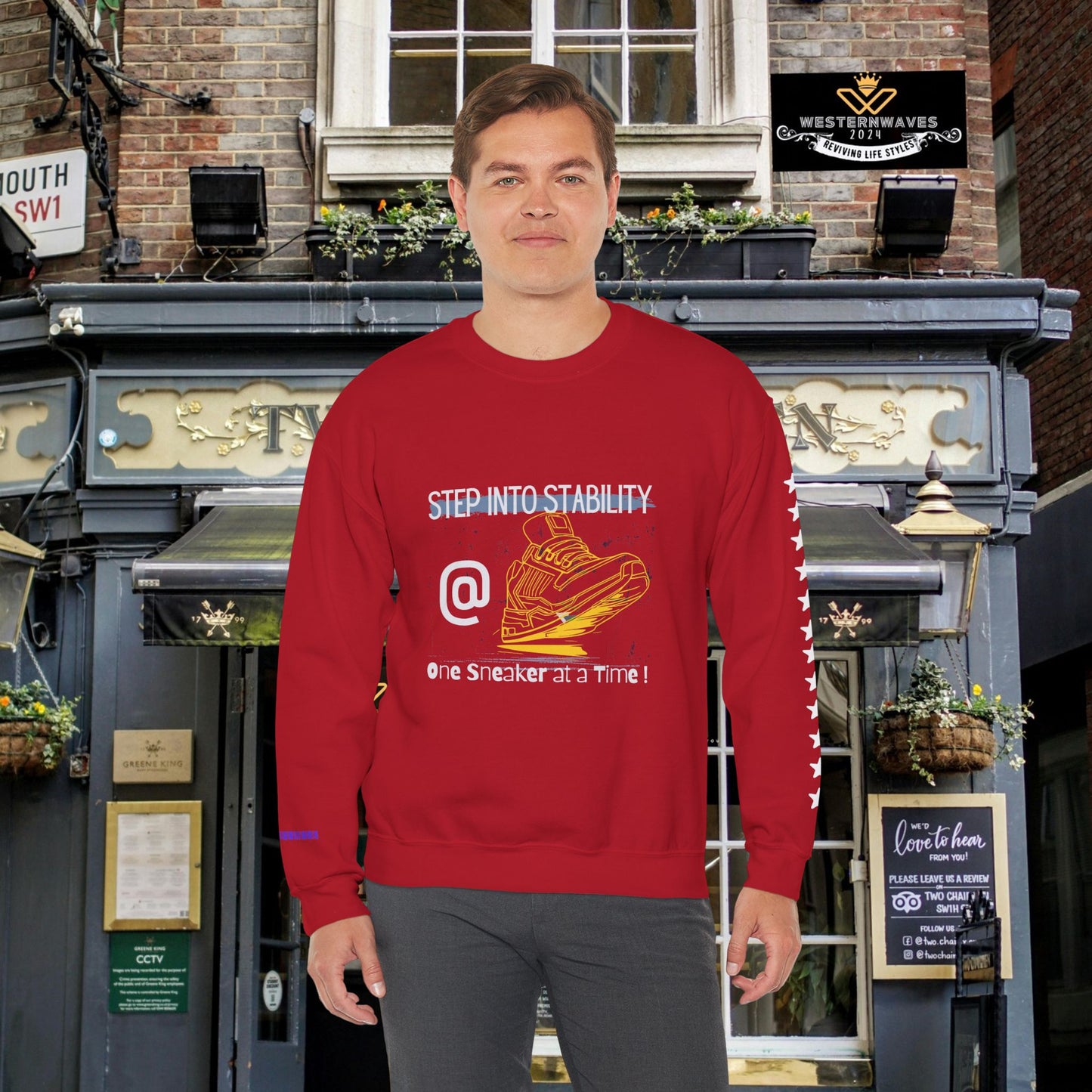 Unisex Heavy Blend™ Crewneck Sweatshirt_ N3+ Series UHBCSS PT2WW033_ Limited Edition Pure Luxury By WesternWaves: