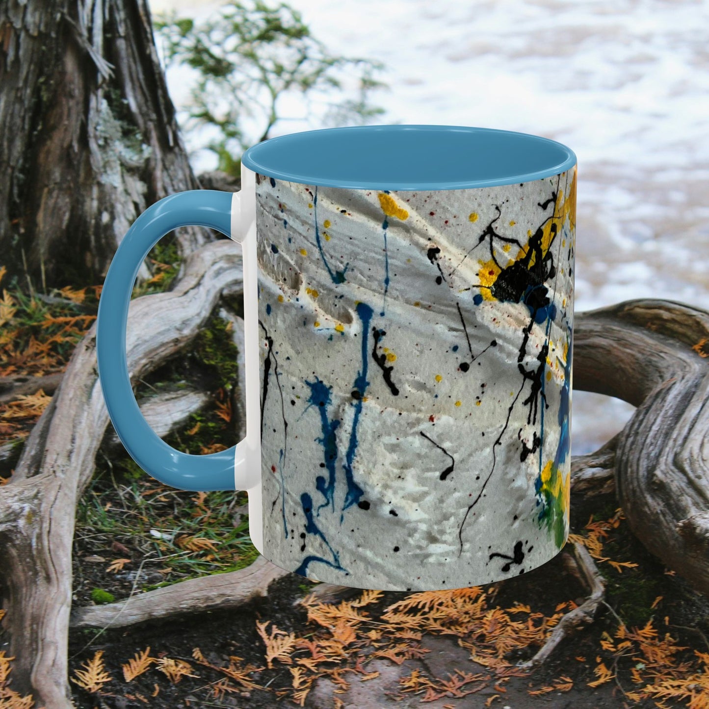 Accent Coffee Mug 11oz_ NSeries ACM11OZ PT2WW015_ Vibrant Limited Edition Design by WesternWawes