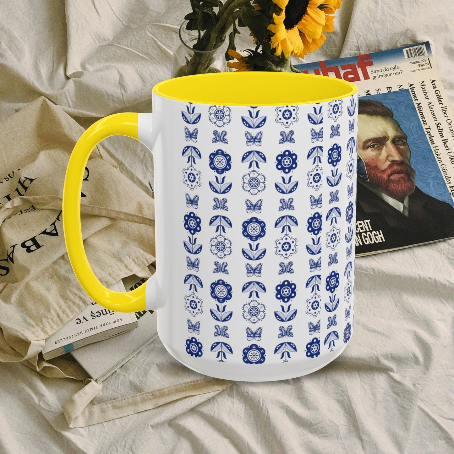 Accent Coffee Mug 11, 15oz_ N3+ Series ACM11OZ PT2WW016_ Limited Edition Perfect Blend of Style by WesternWaves: