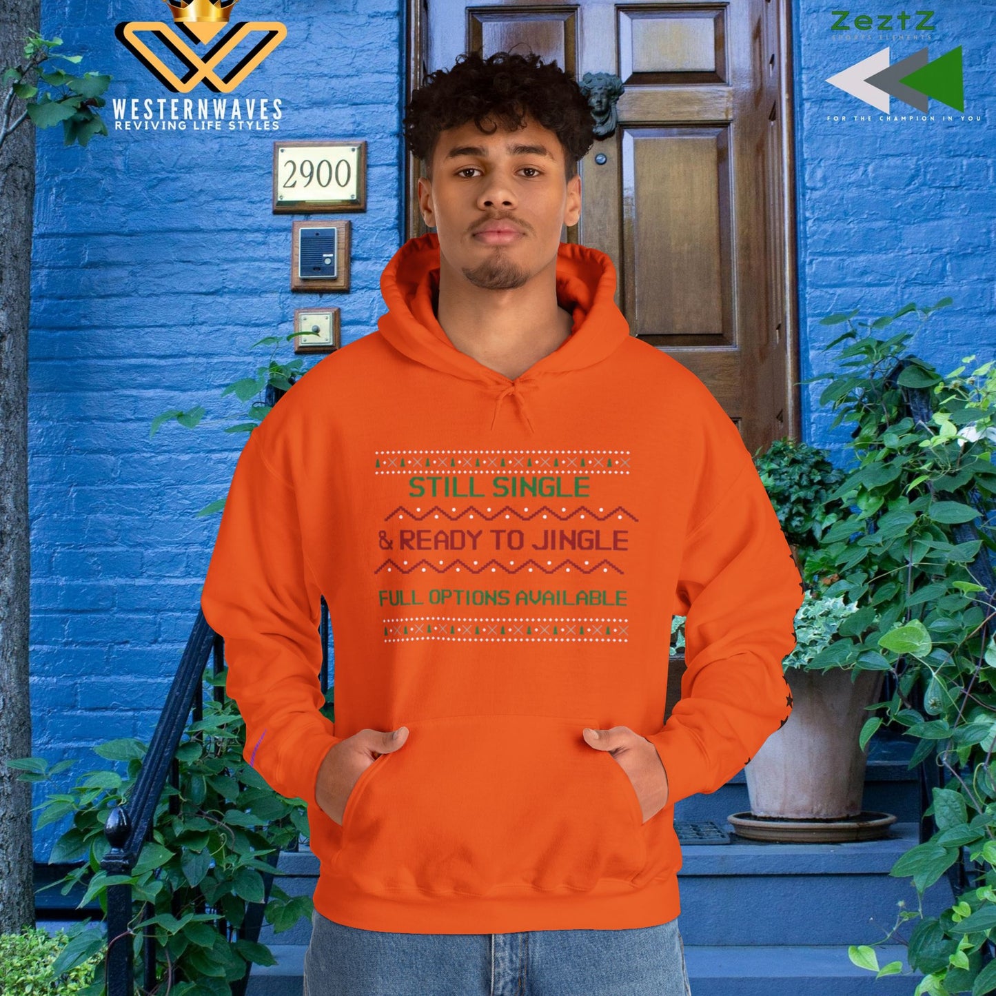 Unisex Heavy Blend™ Hooded Sweatshirt_ N2+ Series USHBHSS PT2WW007_Limited Edition Pinnacle of Comfort & Style by WesternWaves: