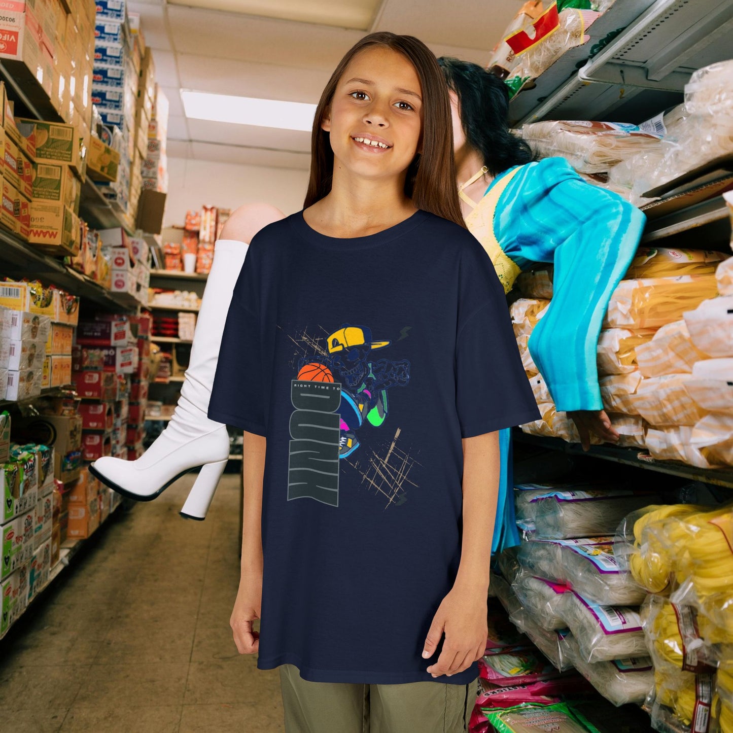 Kids Heavy Cotton™ Tee_ N2+ Series KHCT PT2WW008_ Limited Edition Durable Comfort for Every Adventure by WesternWaves: