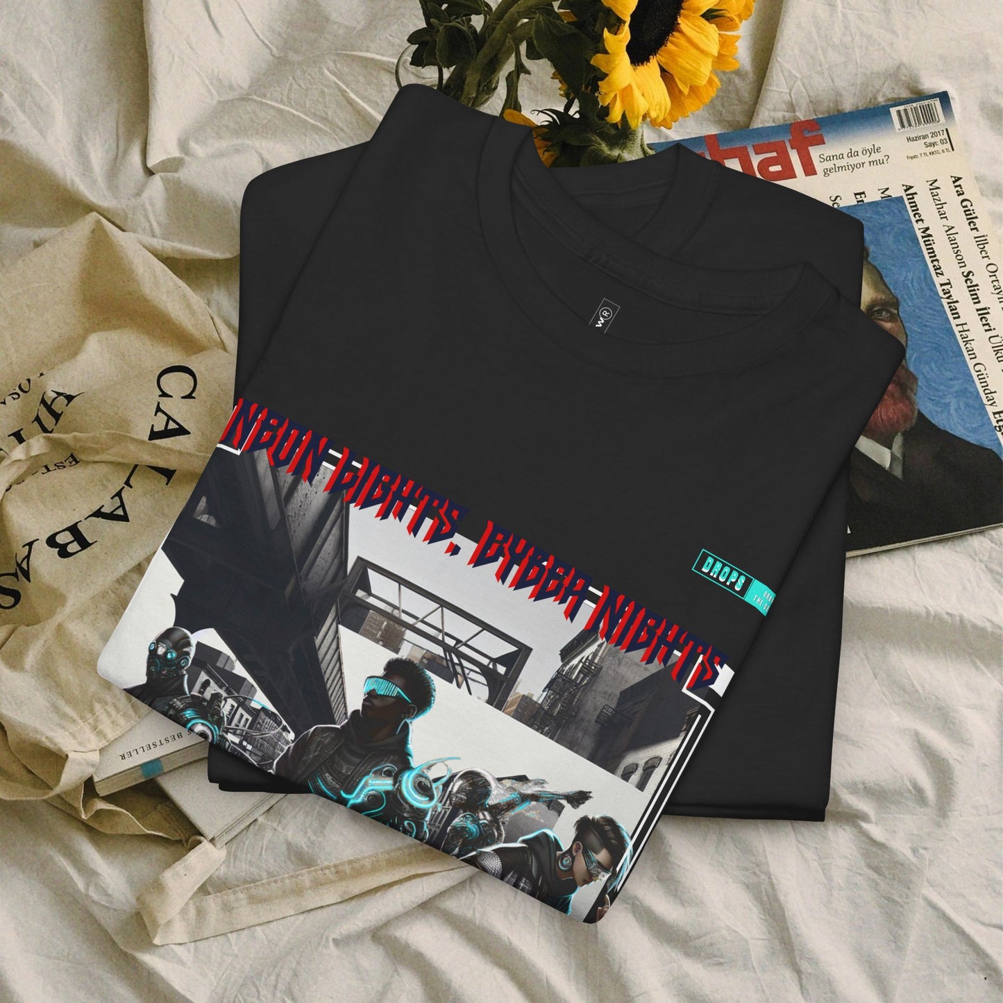 Unisex Heavy Cotton Tee_ N8+ Series USHOSTEE_ PT2WW003_ 01 Oct 2025_ Limited Edition Casual Wear by WesternWaves: