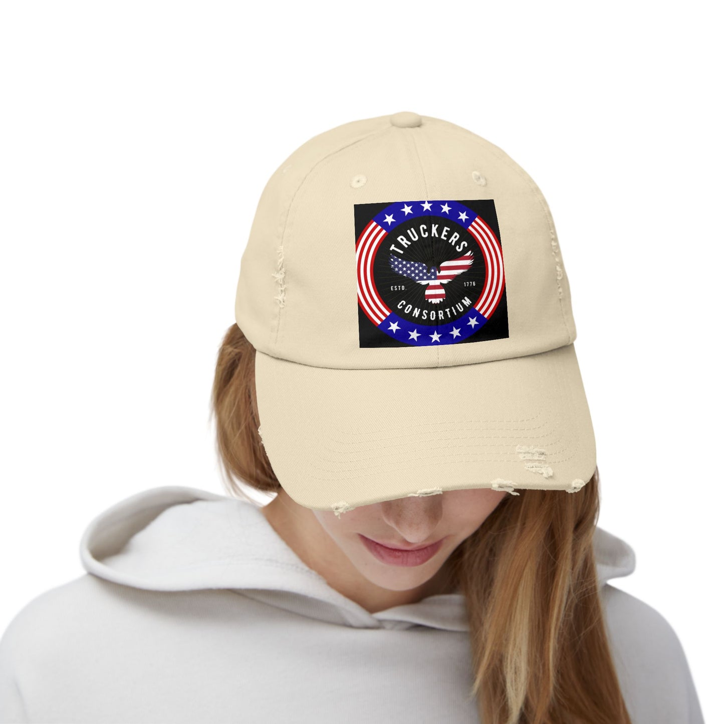 Unisex Distressed Cap_ N2 Series USDCAP PT2WW005_ Limited Edition Style & Comfort by WesternWaves: