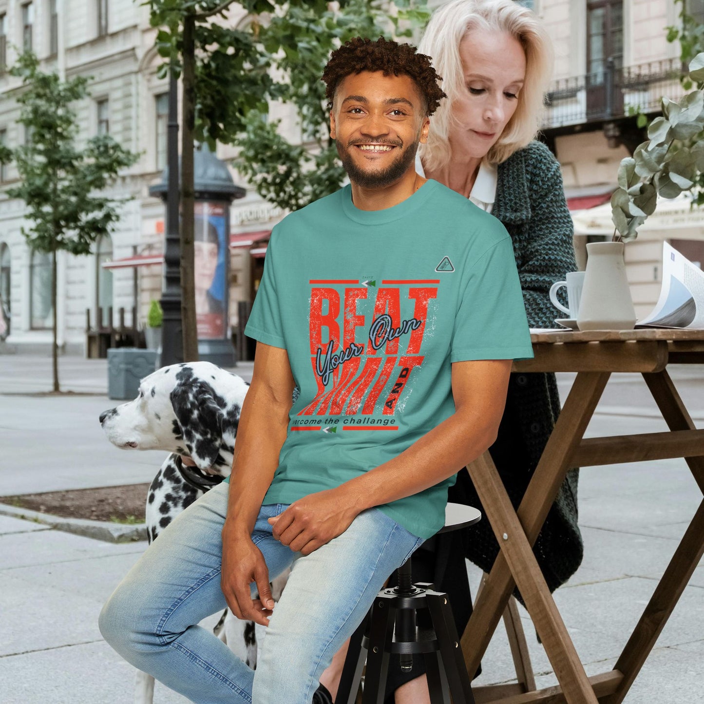 Unisex Garment-Dyed T-shirt_ N2 Series USGDTS PT2WW002_ Comfort Colors 1717_ WesternWaves Limited Edition: