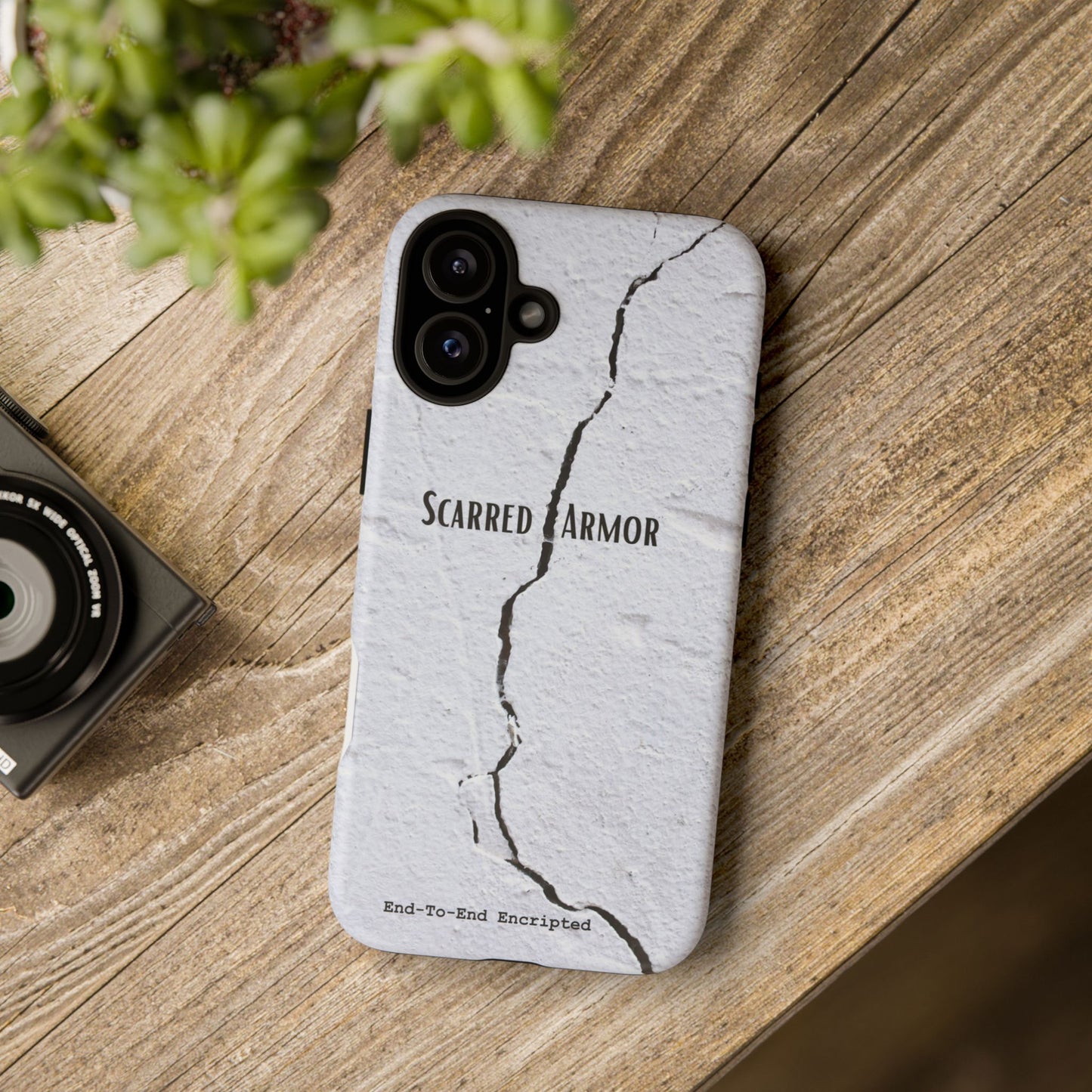 Tough iPhone Cases Phone Case_ Series N8+ TCPCASE PT2WW001_ Limited Edition Scarred Armor Design iPhone Cases by WesternWaves: