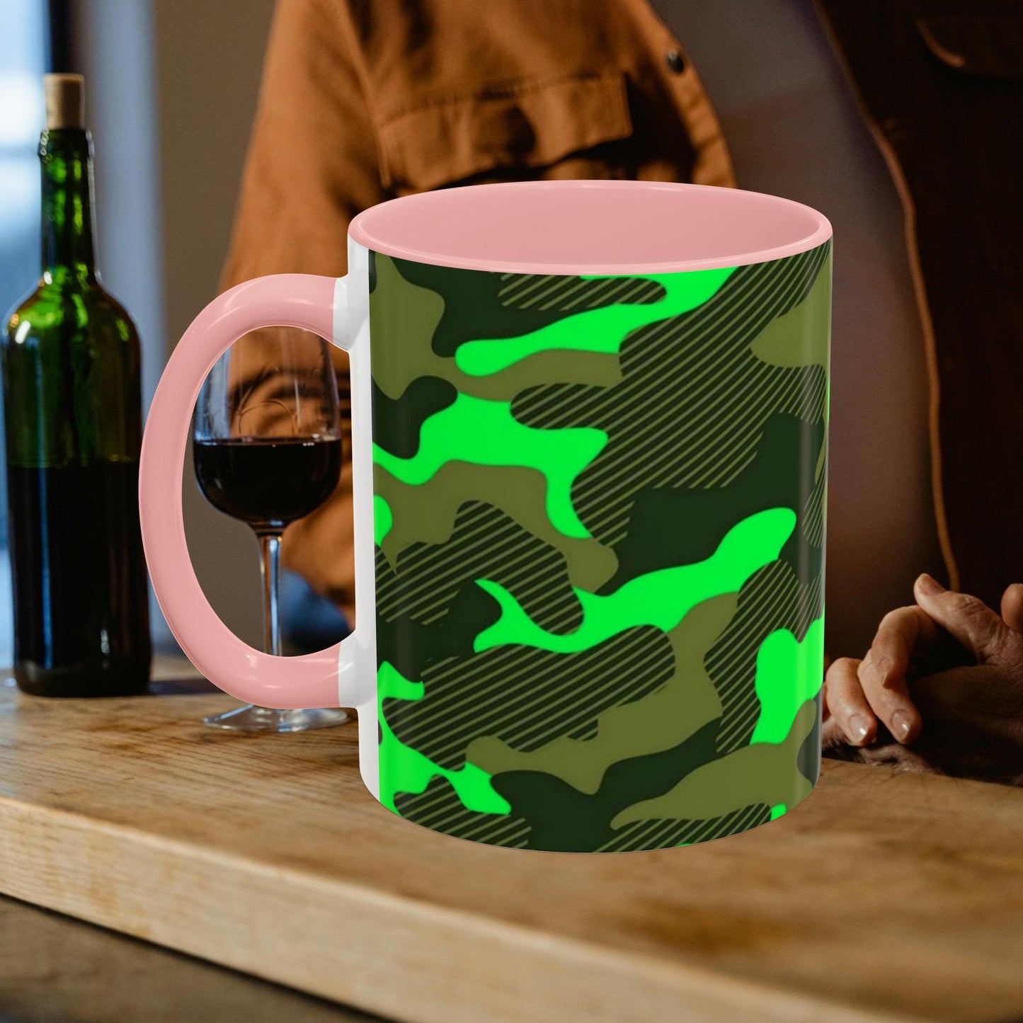 Accent Coffee Mug (11, 15oz)_ N2 Series ACMUG PT2WW004_ Limited Edition Mug by WesternWaves:
