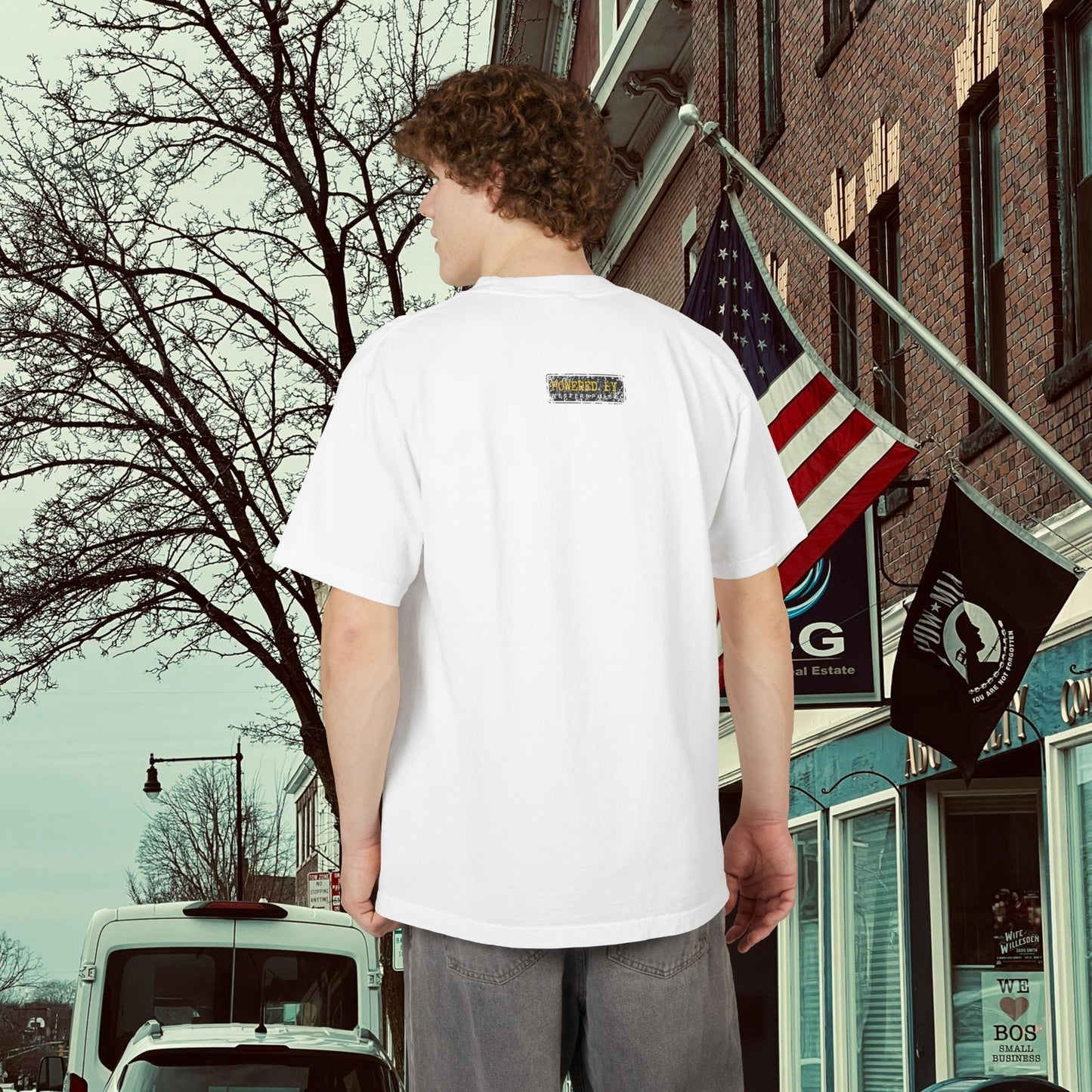 Unisex Garment-Dyed Drop-Shoulder T-Shirt_ 06 jULY 2025_ Limited Edition Tee for Outdoor Fun by WesternPulse: